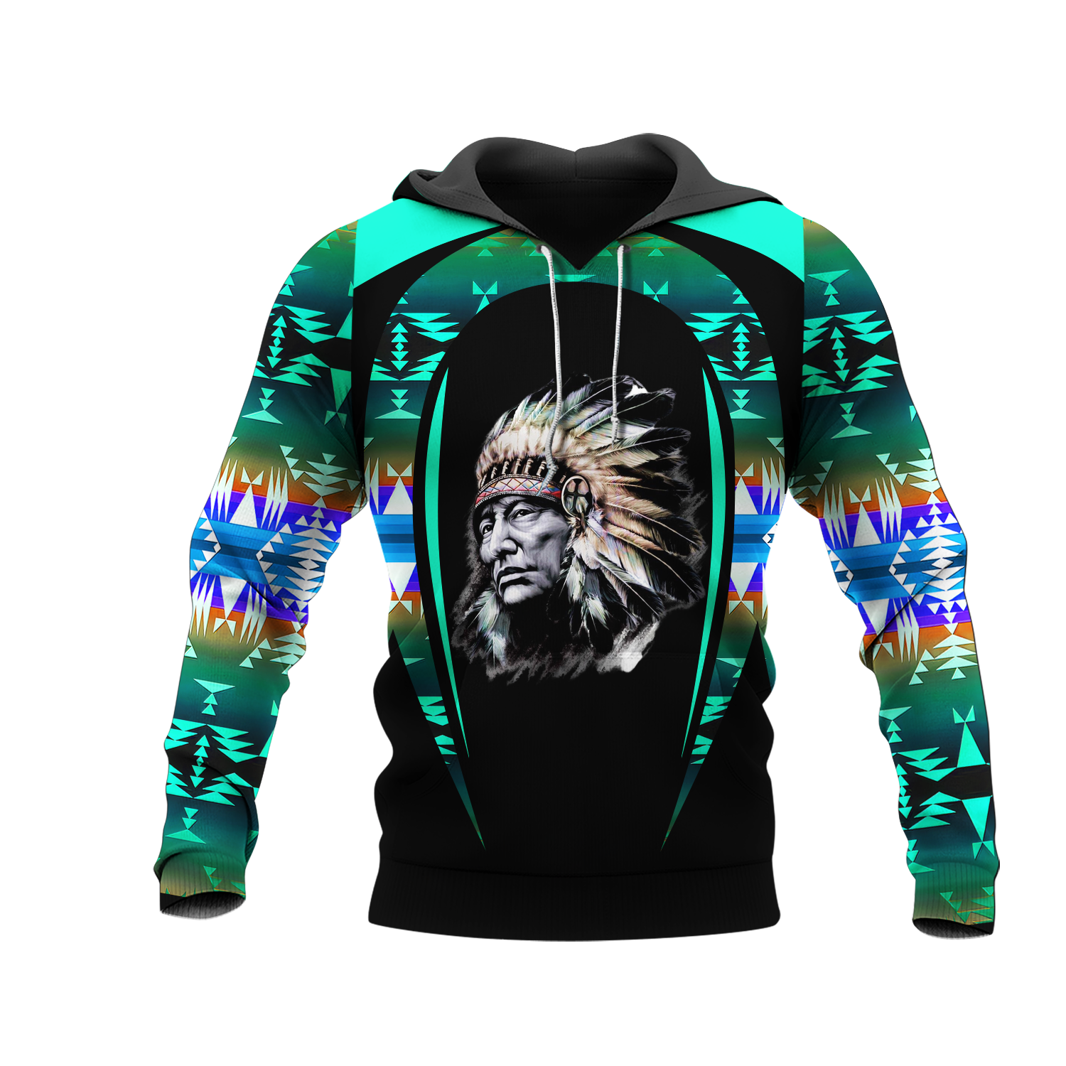 HD000744 Pattern Native Pride 3D Hoodie