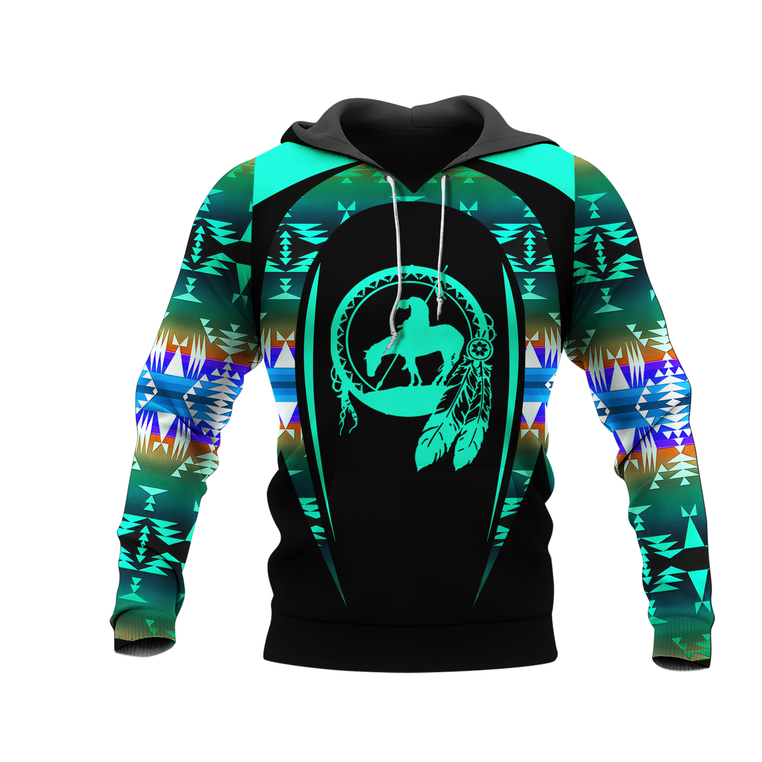 HD000745 Pattern Native Pride 3D Hoodie