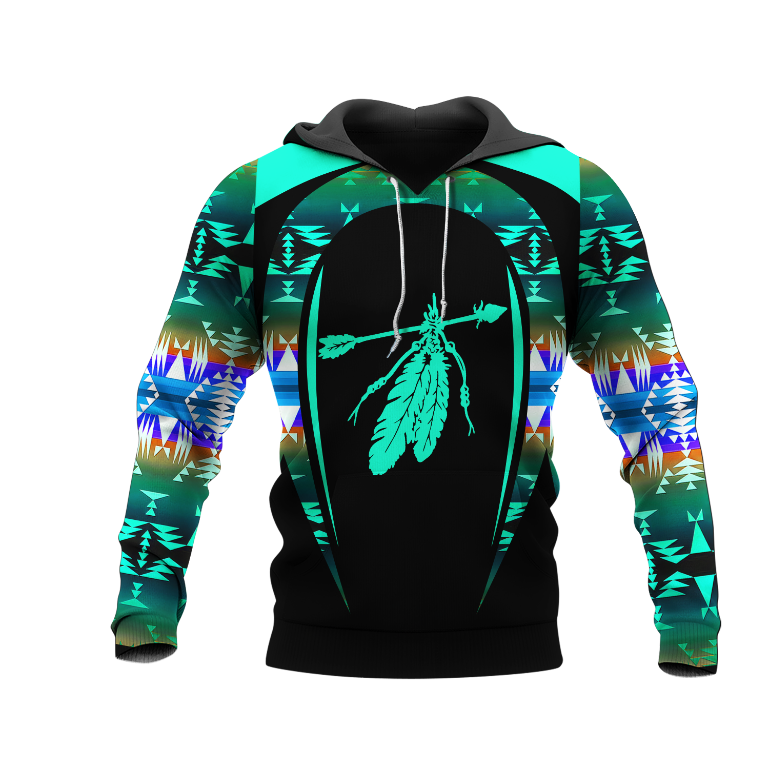 HD000746 Pattern Native Pride 3D Hoodie