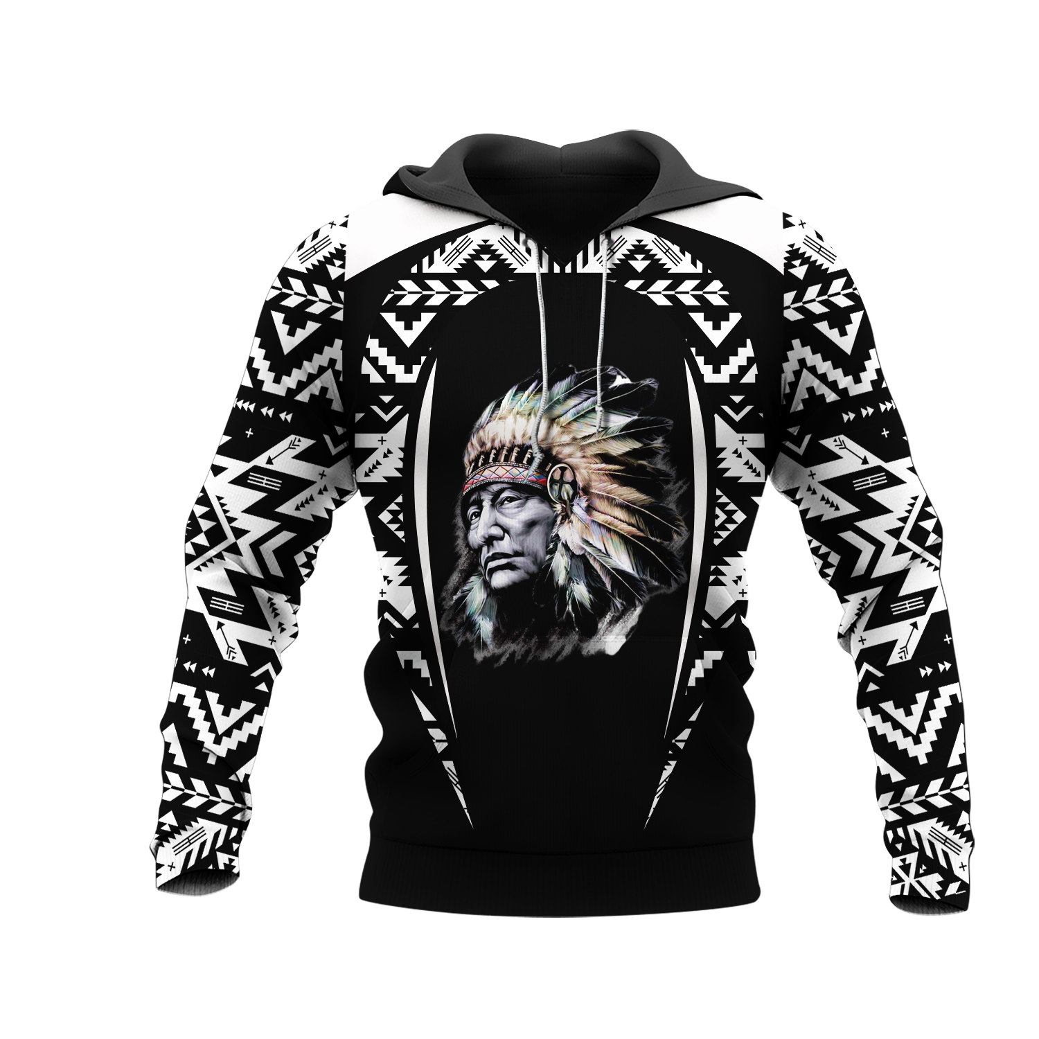 HD000750 Pattern Native Pride 3D Hoodie