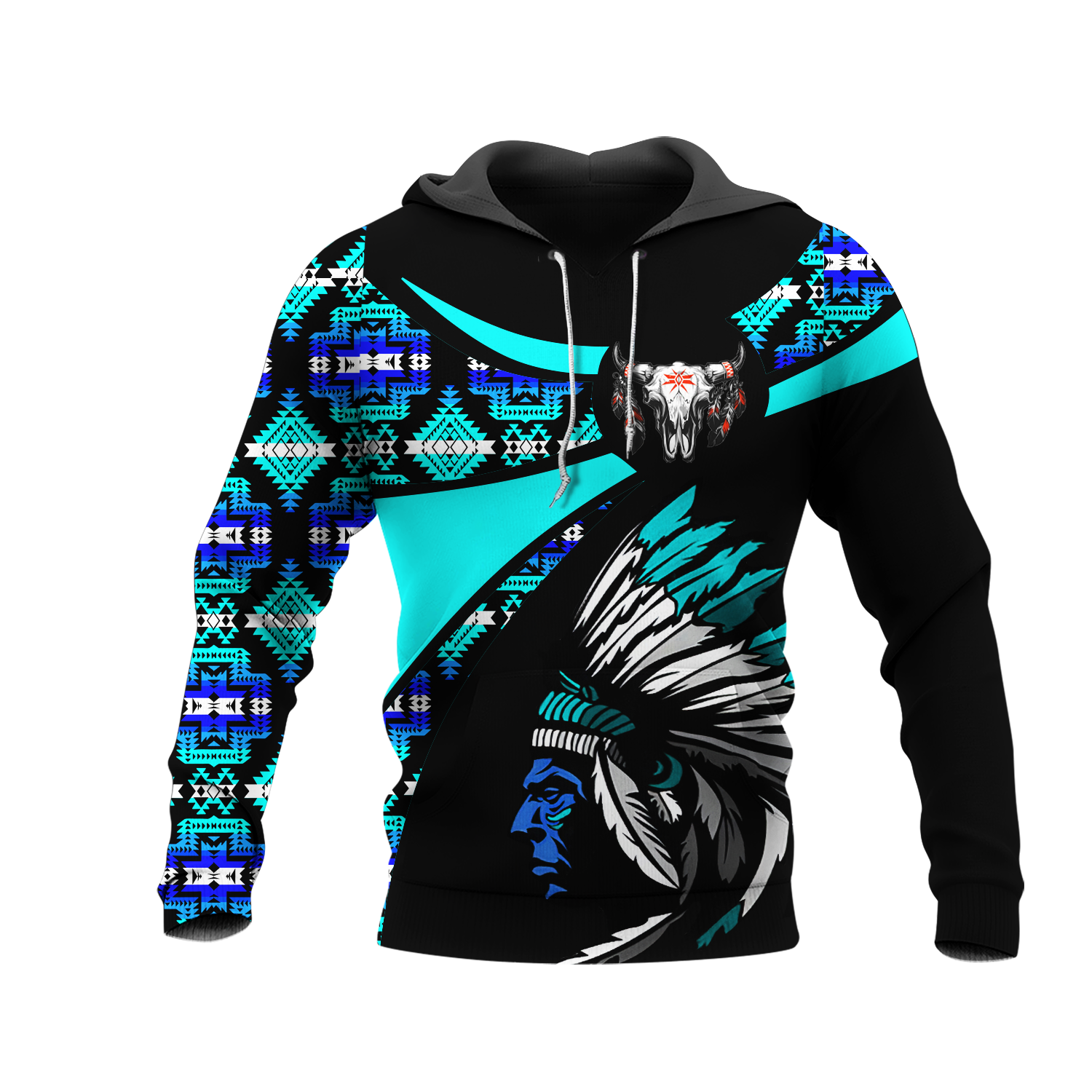HD000775 Pattern Native Pride 3D Hoodie