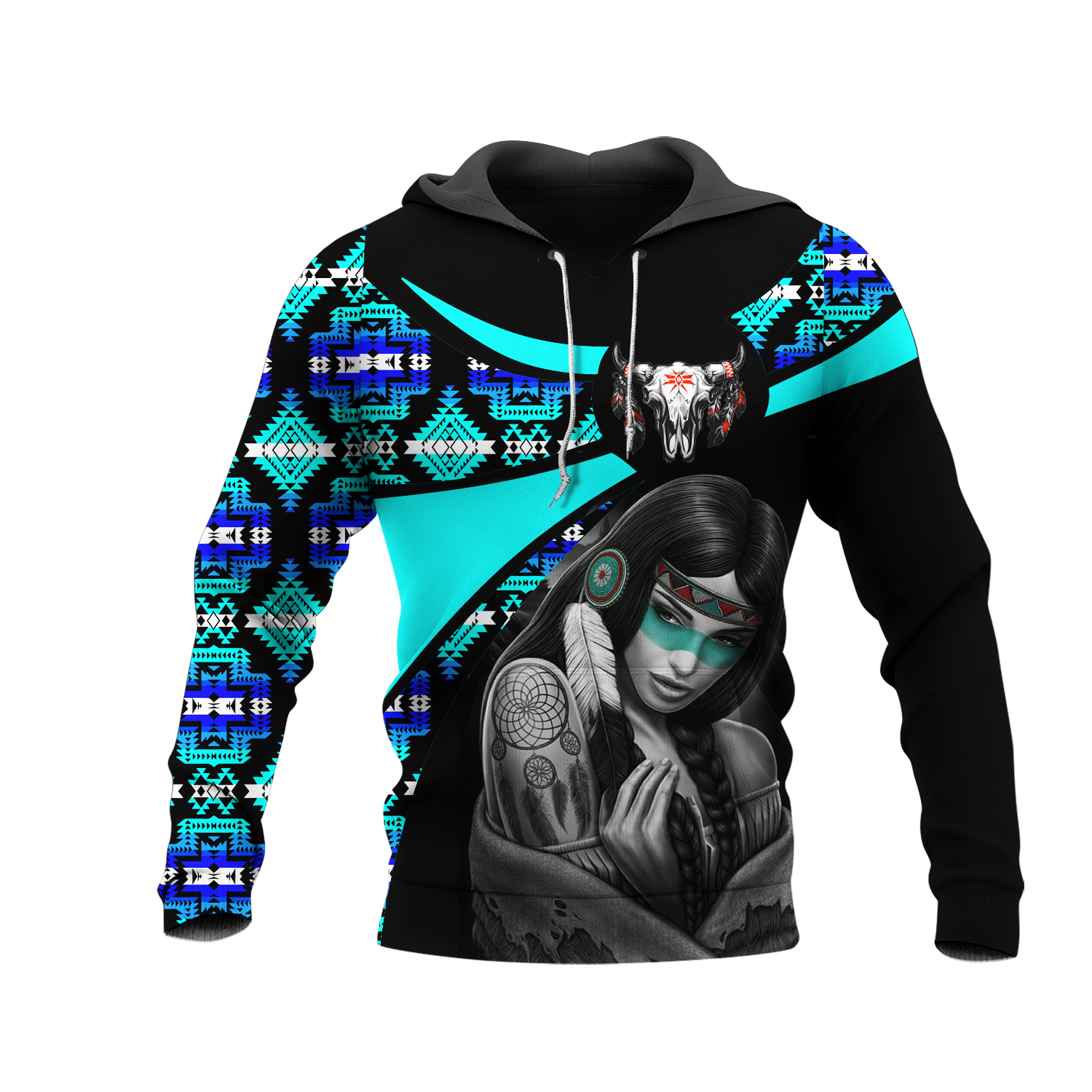 HD000778 Pattern Native Pride 3D Hoodie