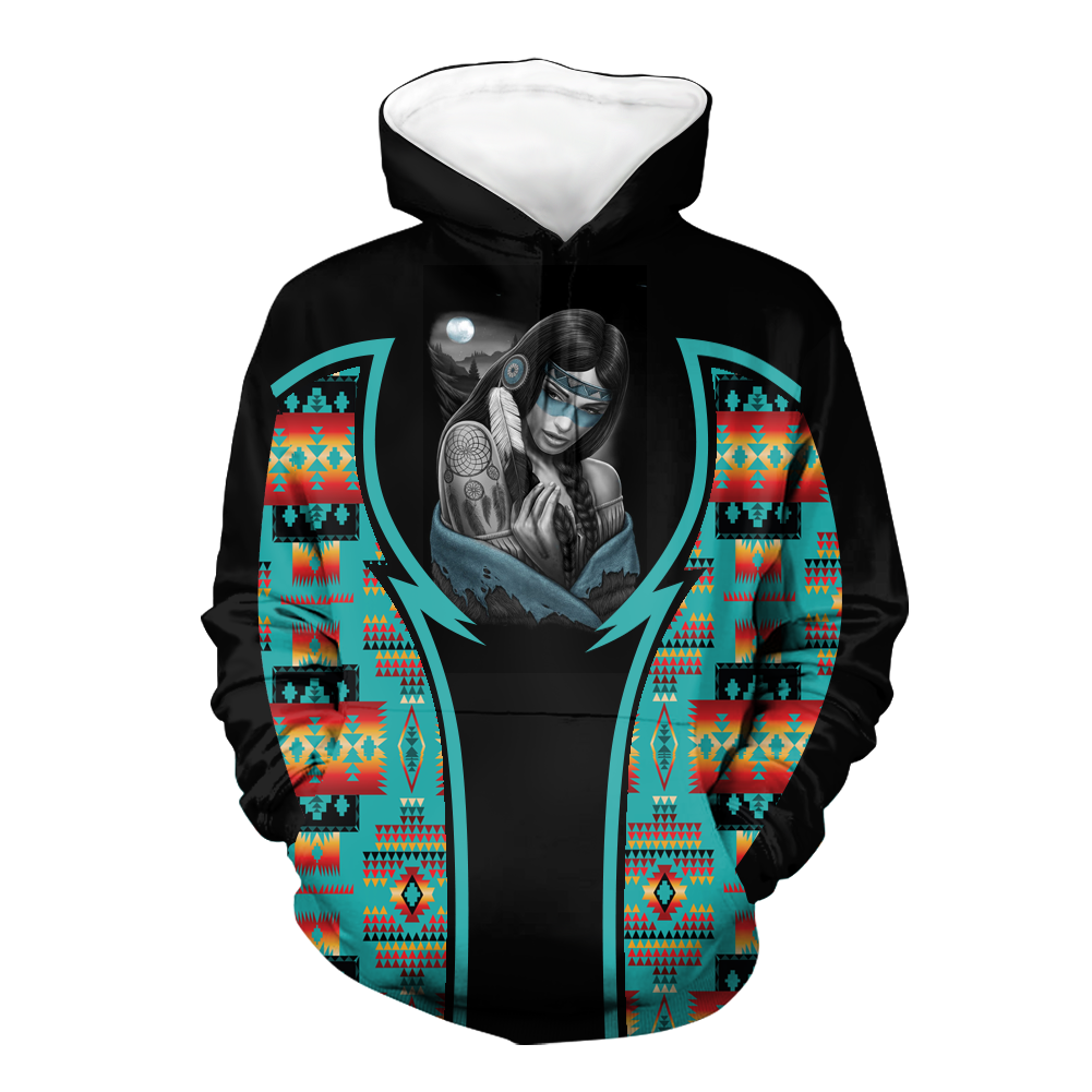 HD000782 Pattern Native Pride 3D Hoodie