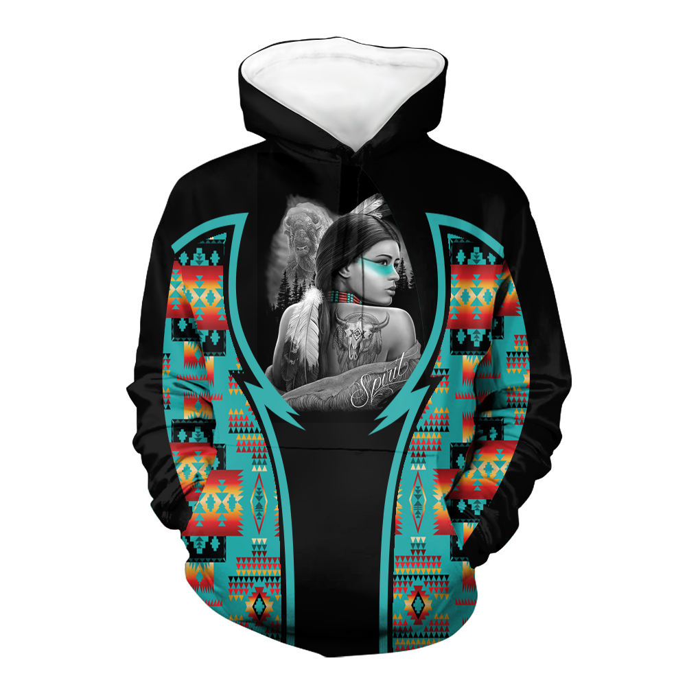 HD000783 Pattern Native Pride 3D Hoodie