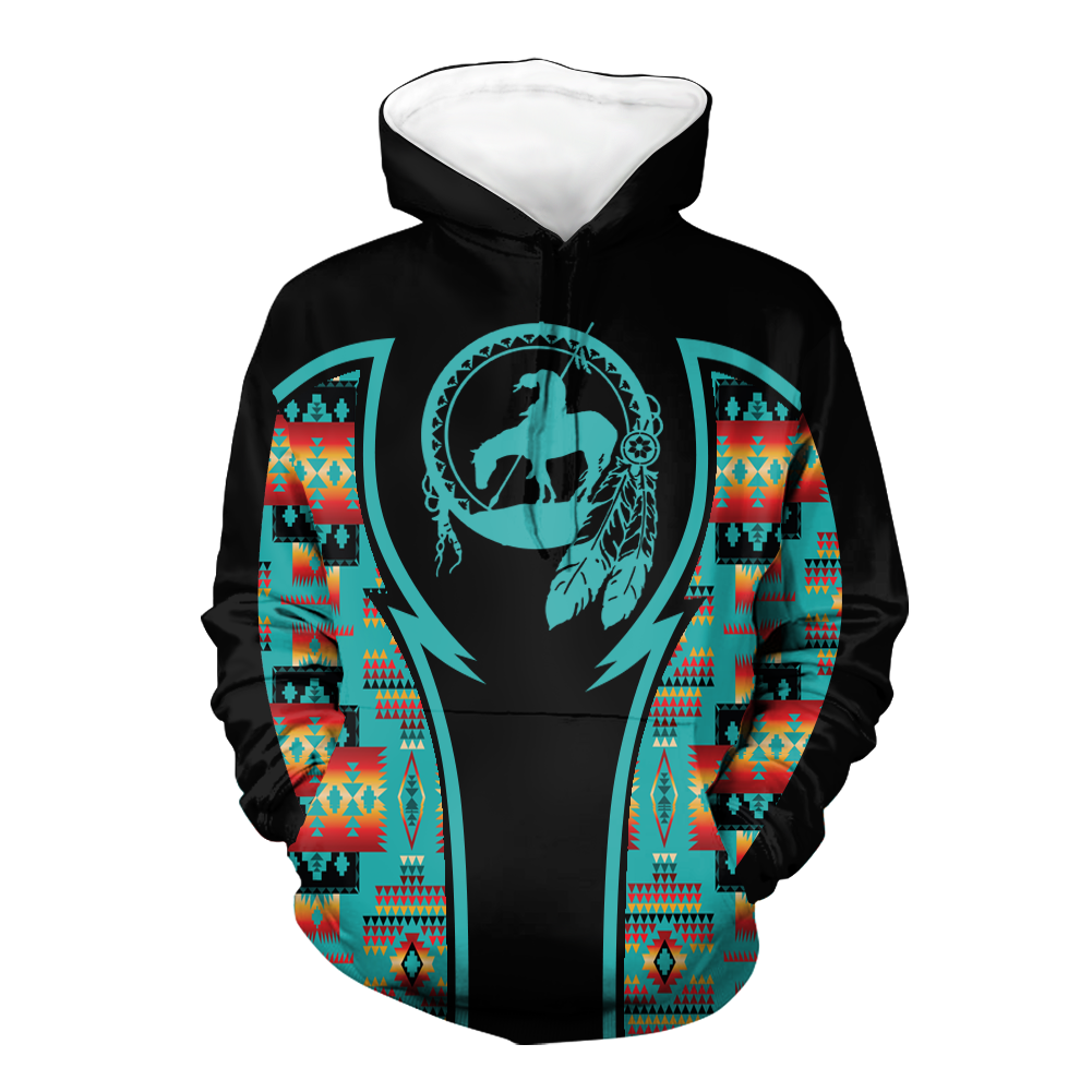 HD000784 Pattern Native Pride 3D Hoodie