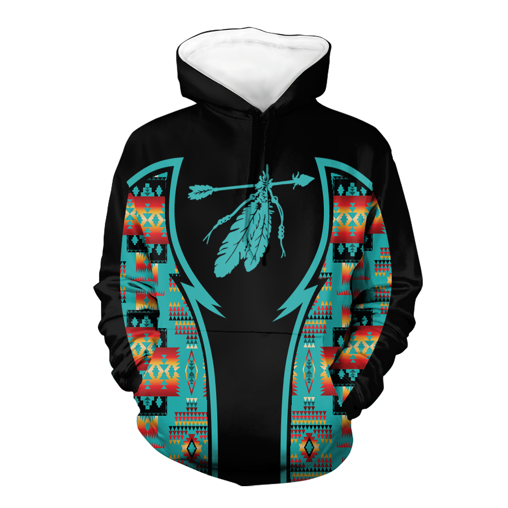 HD000785 Pattern Native Pride 3D Hoodie