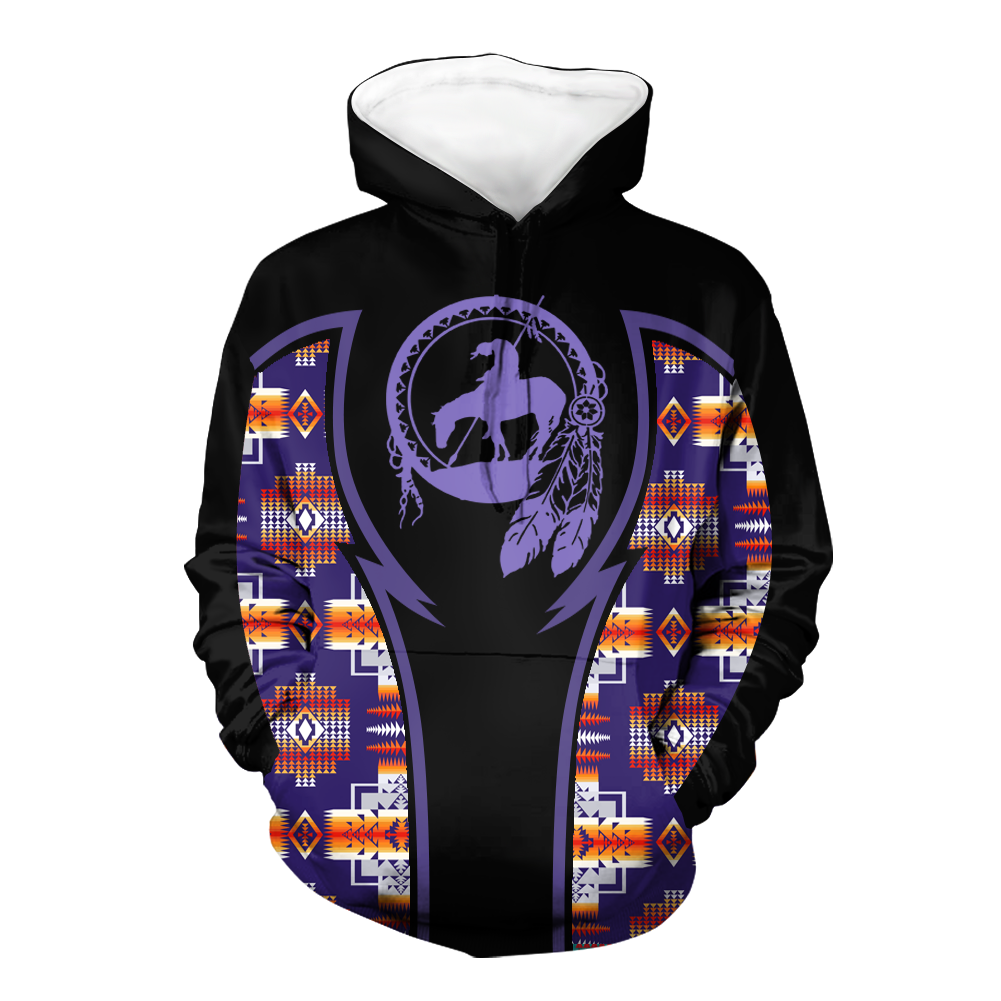 HD000786 Pattern Native Pride 3D Hoodie