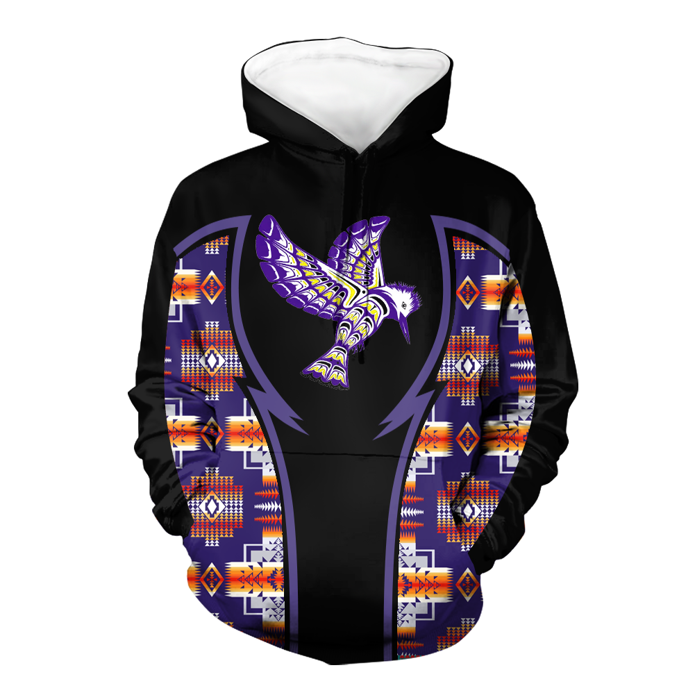 HD000787 Pattern Native Pride 3D Hoodie