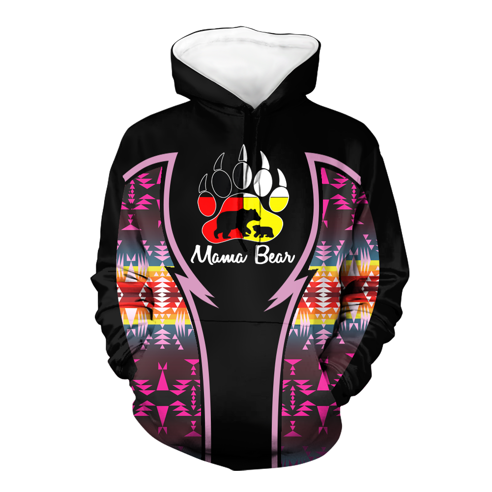 HD000790 Pattern Native Pride 3D Hoodie