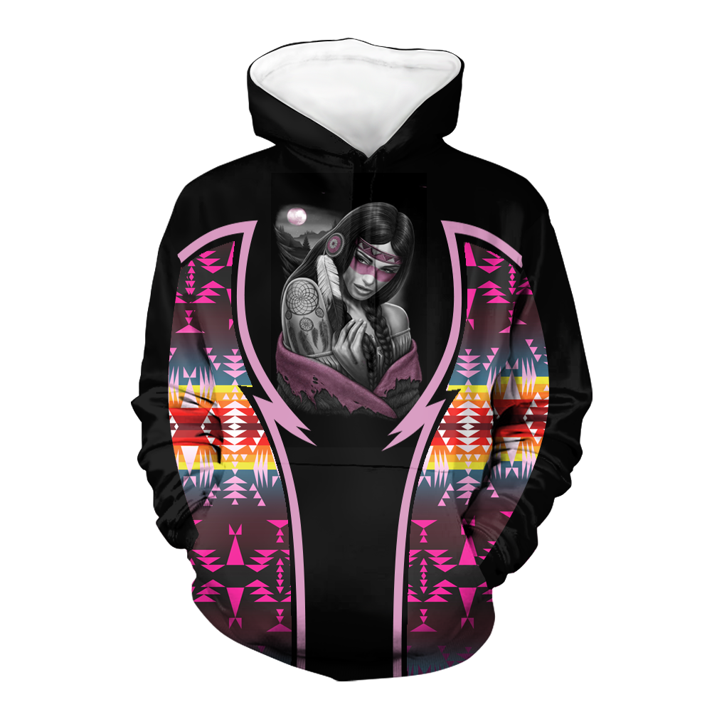 HD000792 Pattern Native Pride 3D Hoodie