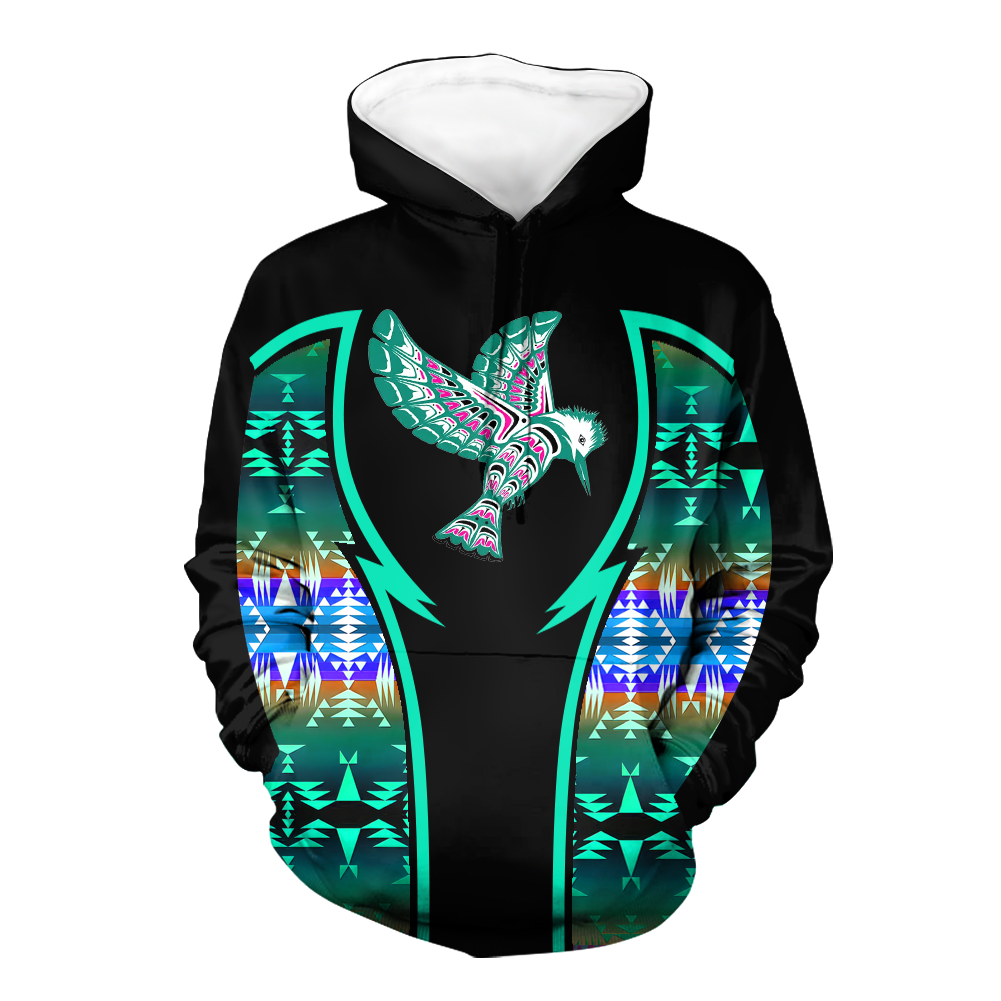 HD000795 Pattern Native Pride 3D Hoodie