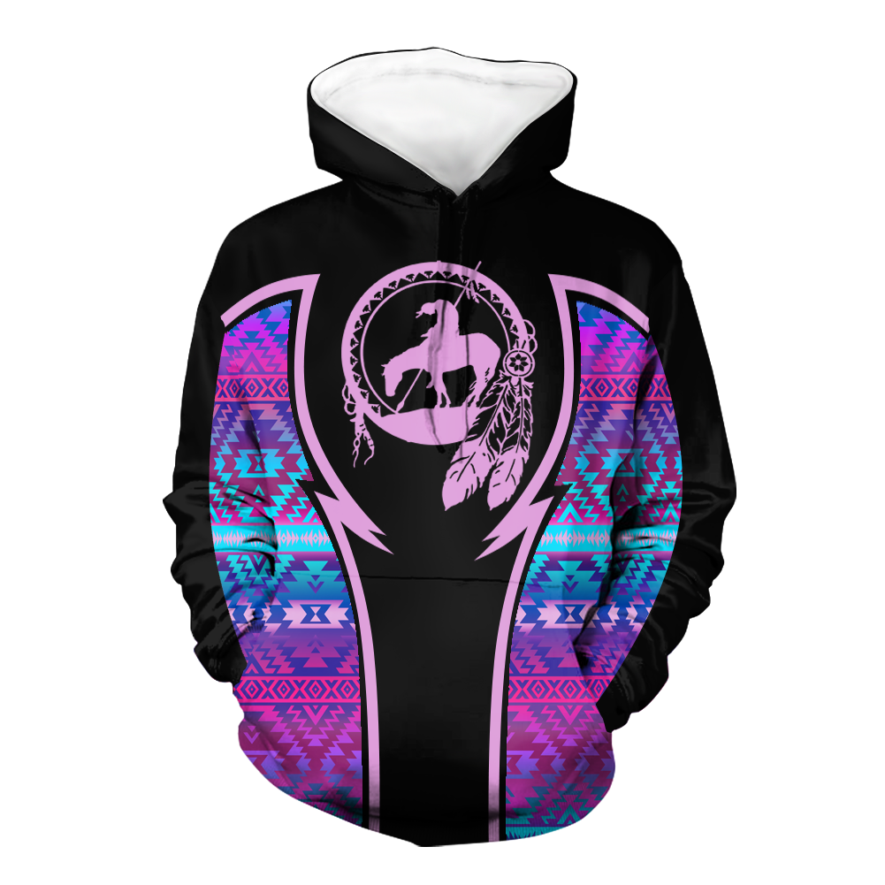 HD000799 Pattern Native Pride 3D Hoodie