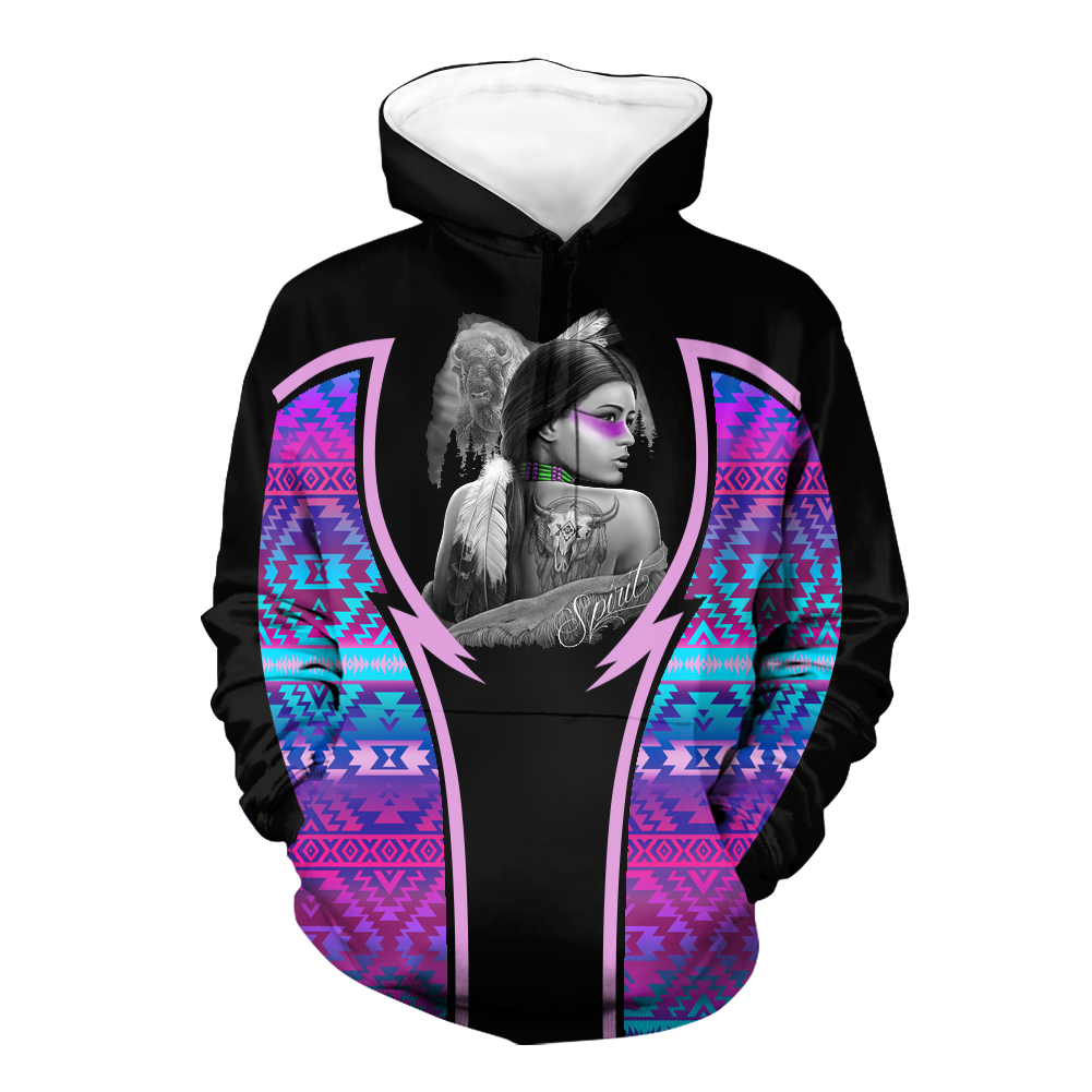 HD000802 Pattern Native Pride 3D Hoodie