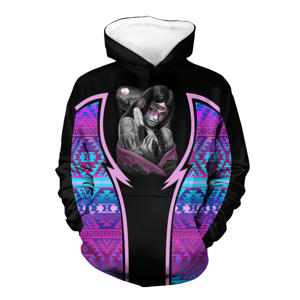 HD000803 Pattern Native Pride 3D Hoodie