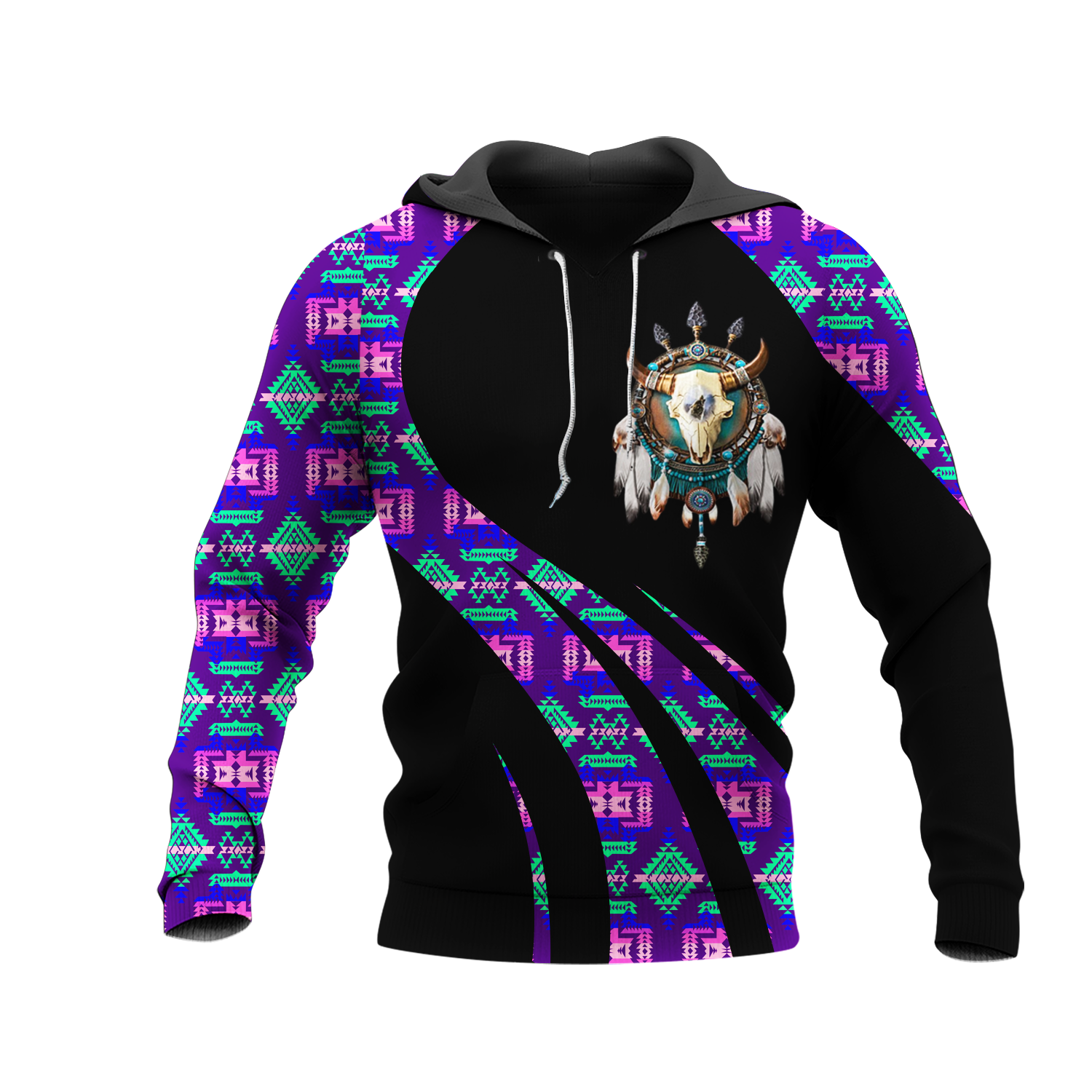 HD000846 Pattern Native Pride 3D Hoodie