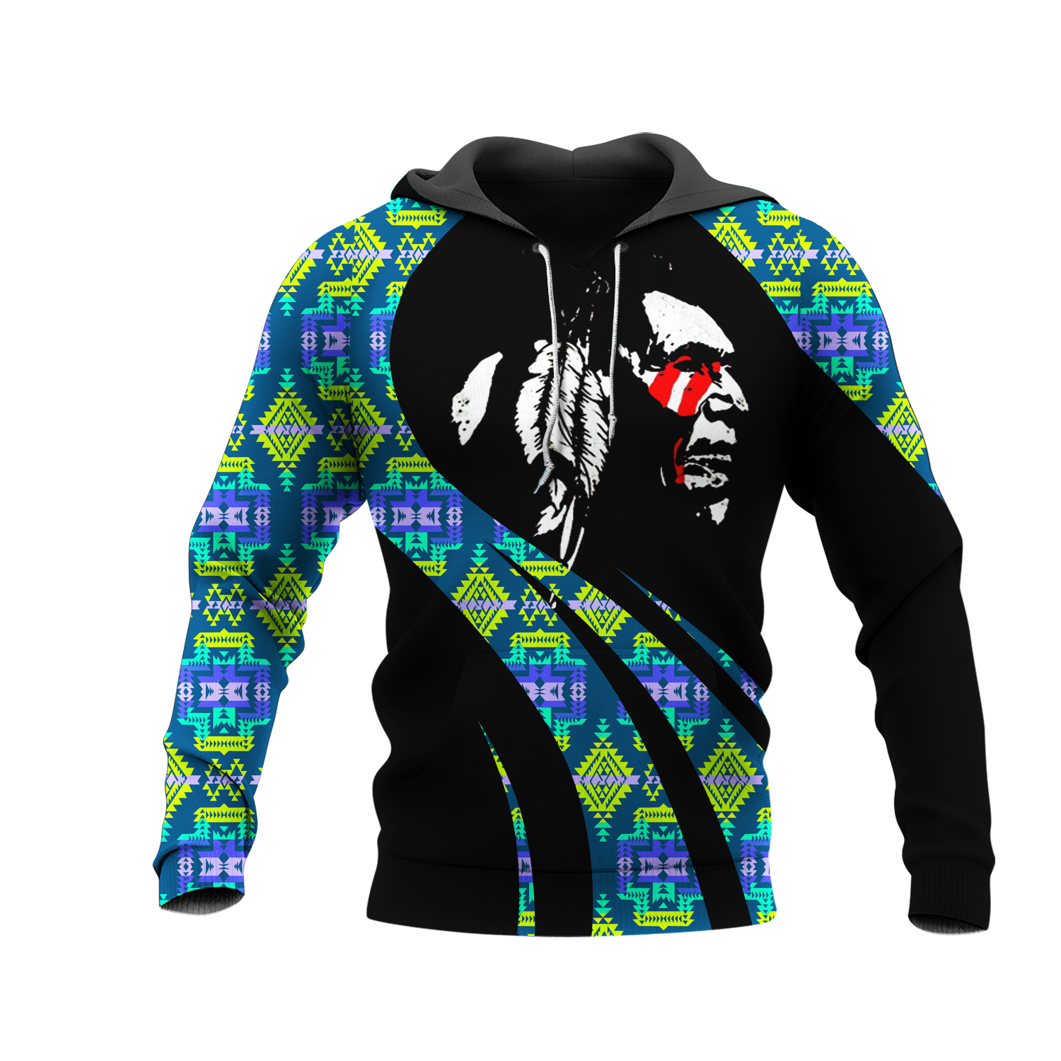 HD000854 Pattern Native Pride 3D Hoodie