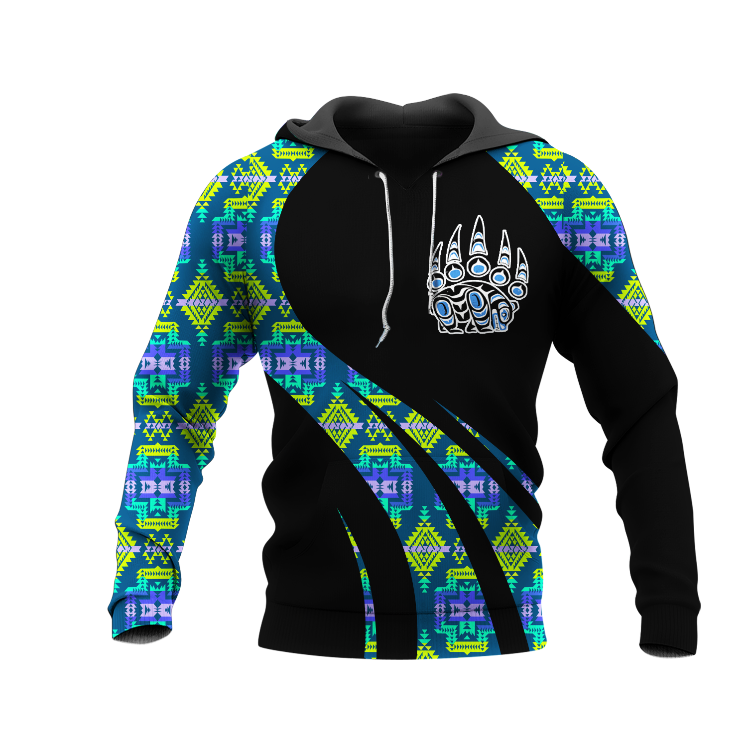 HD000855 Pattern Native Pride 3D Hoodie