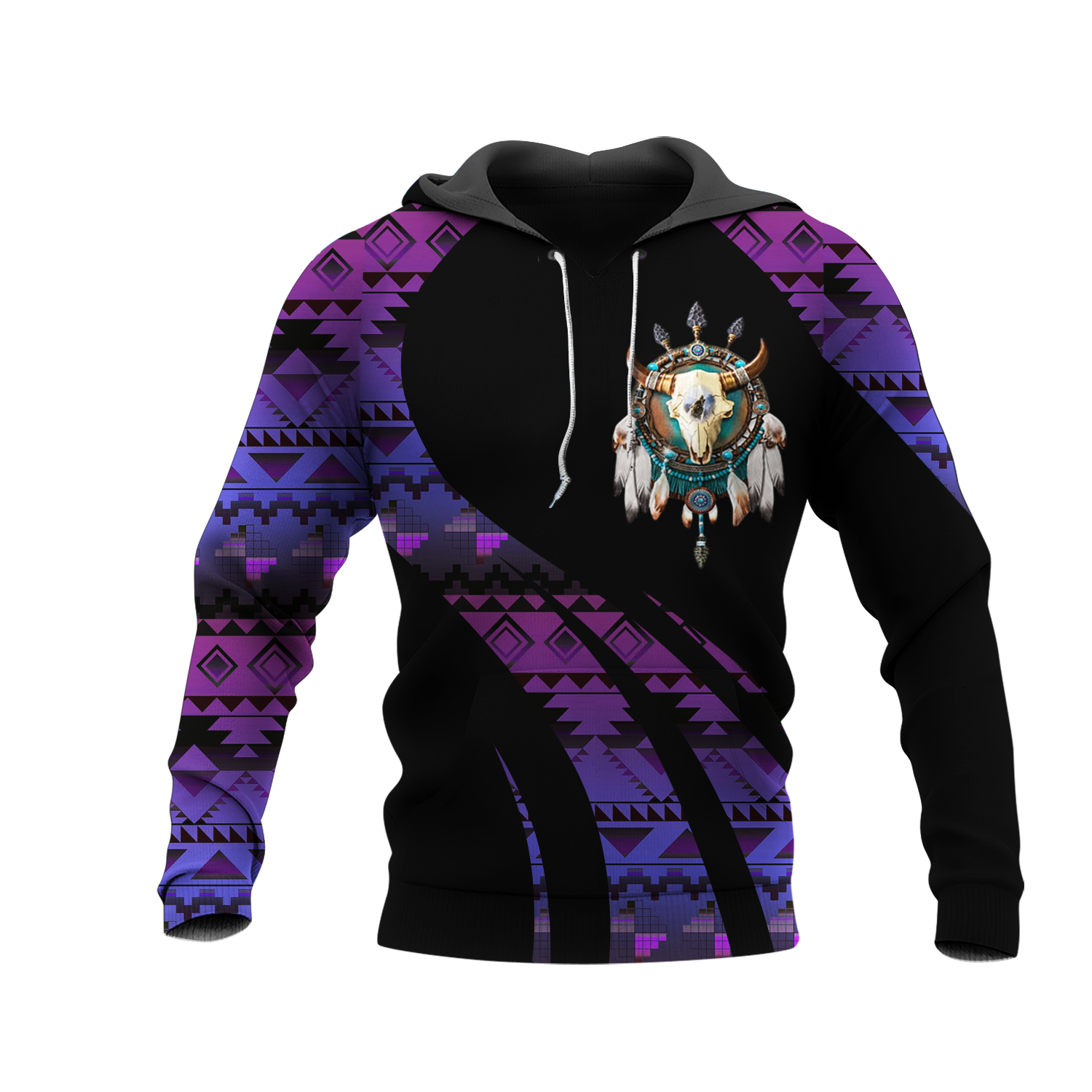 HD000857 Pattern Native Pride 3D Hoodie