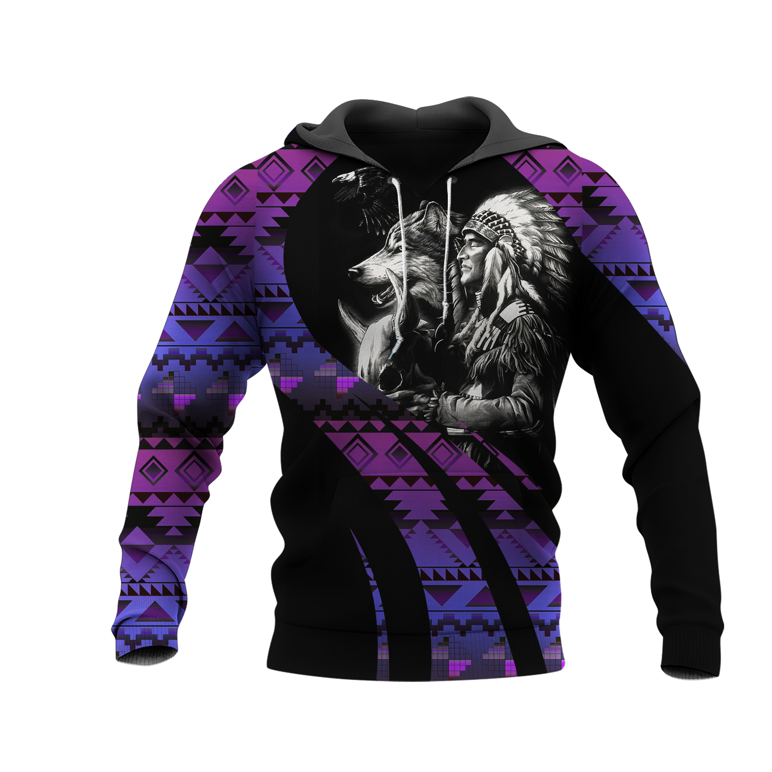 HD000859 Pattern Native Pride 3D Hoodie