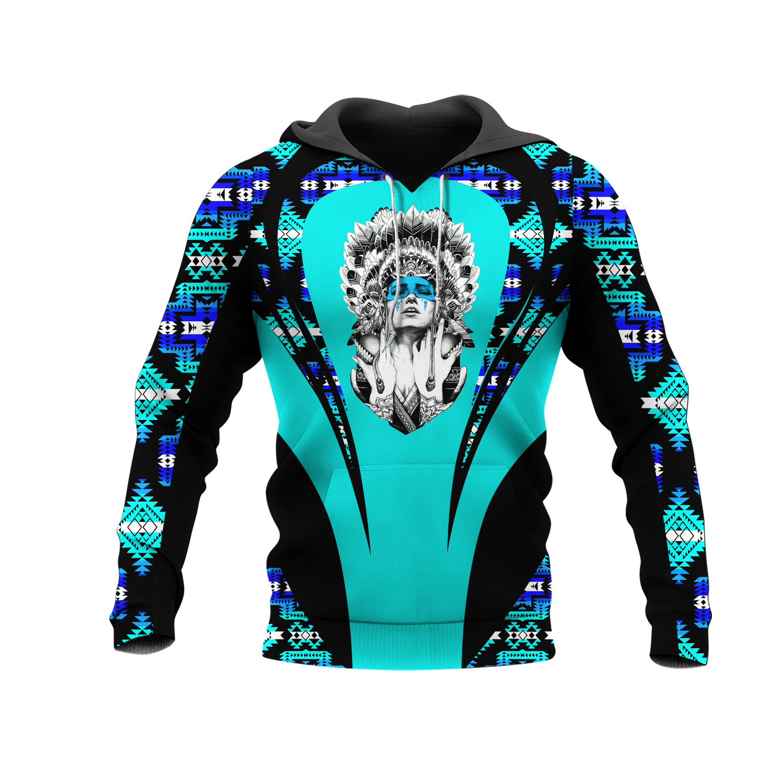 HD000863 Pattern Native Pride 3D Hoodie