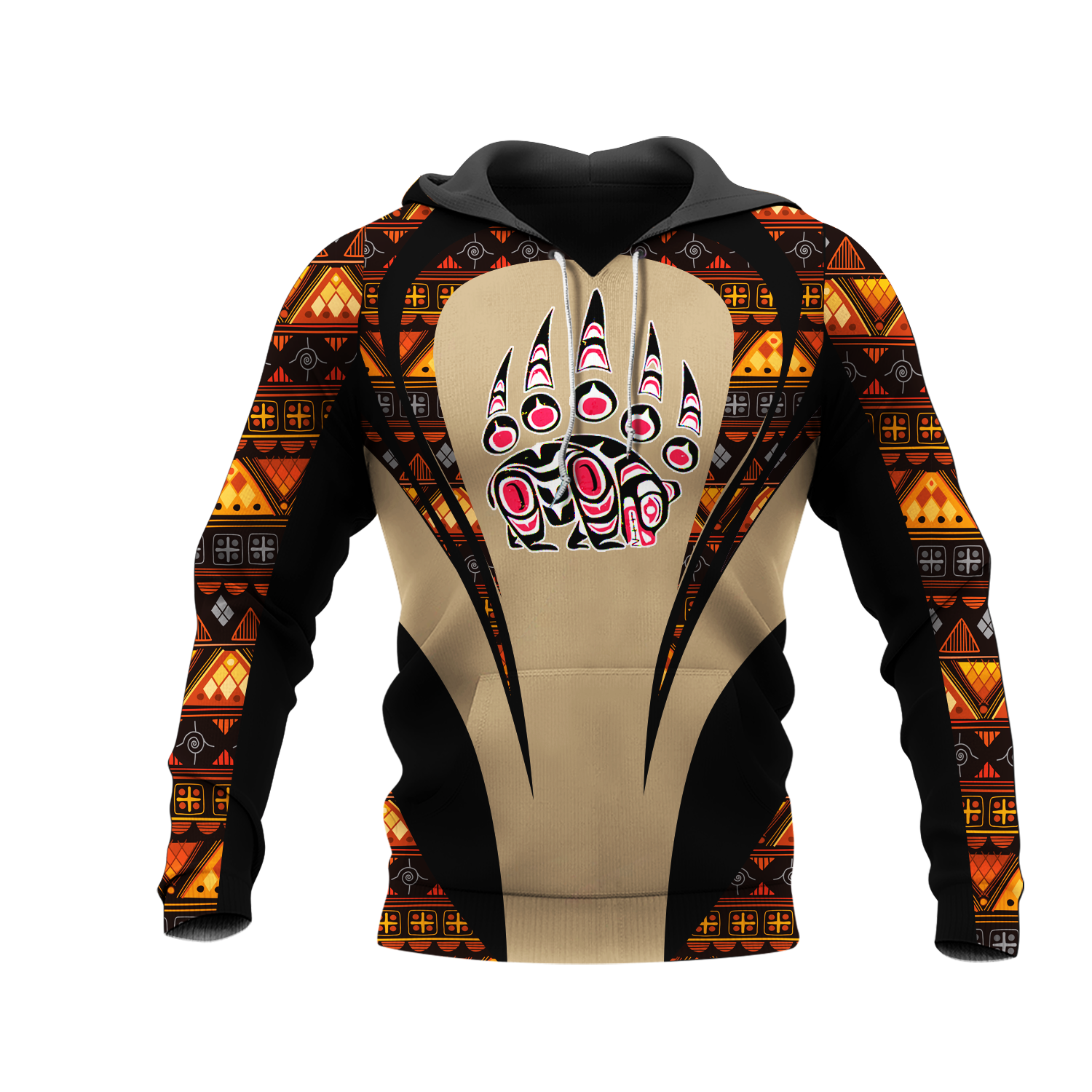 HD000887 Pattern Native Pride 3D Hoodie