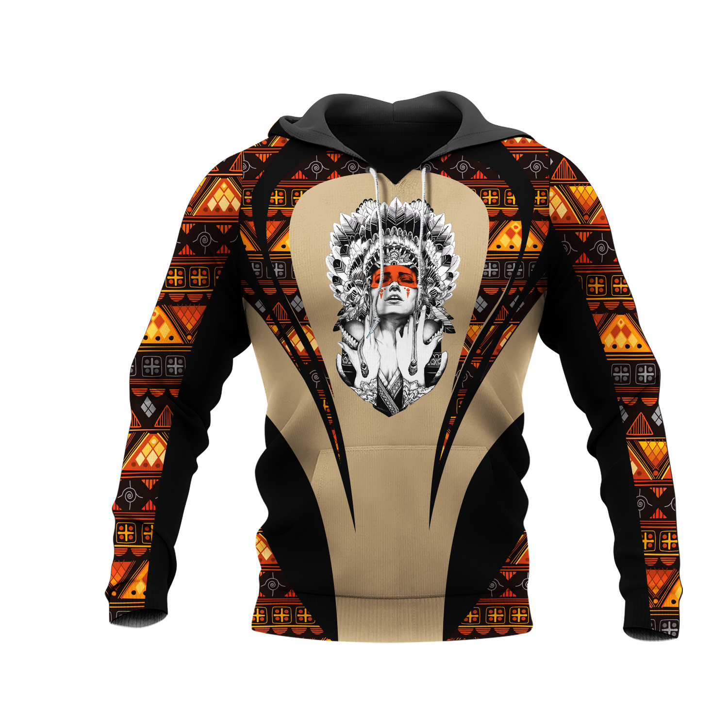 HD000890 Pattern Native Pride 3D Hoodie
