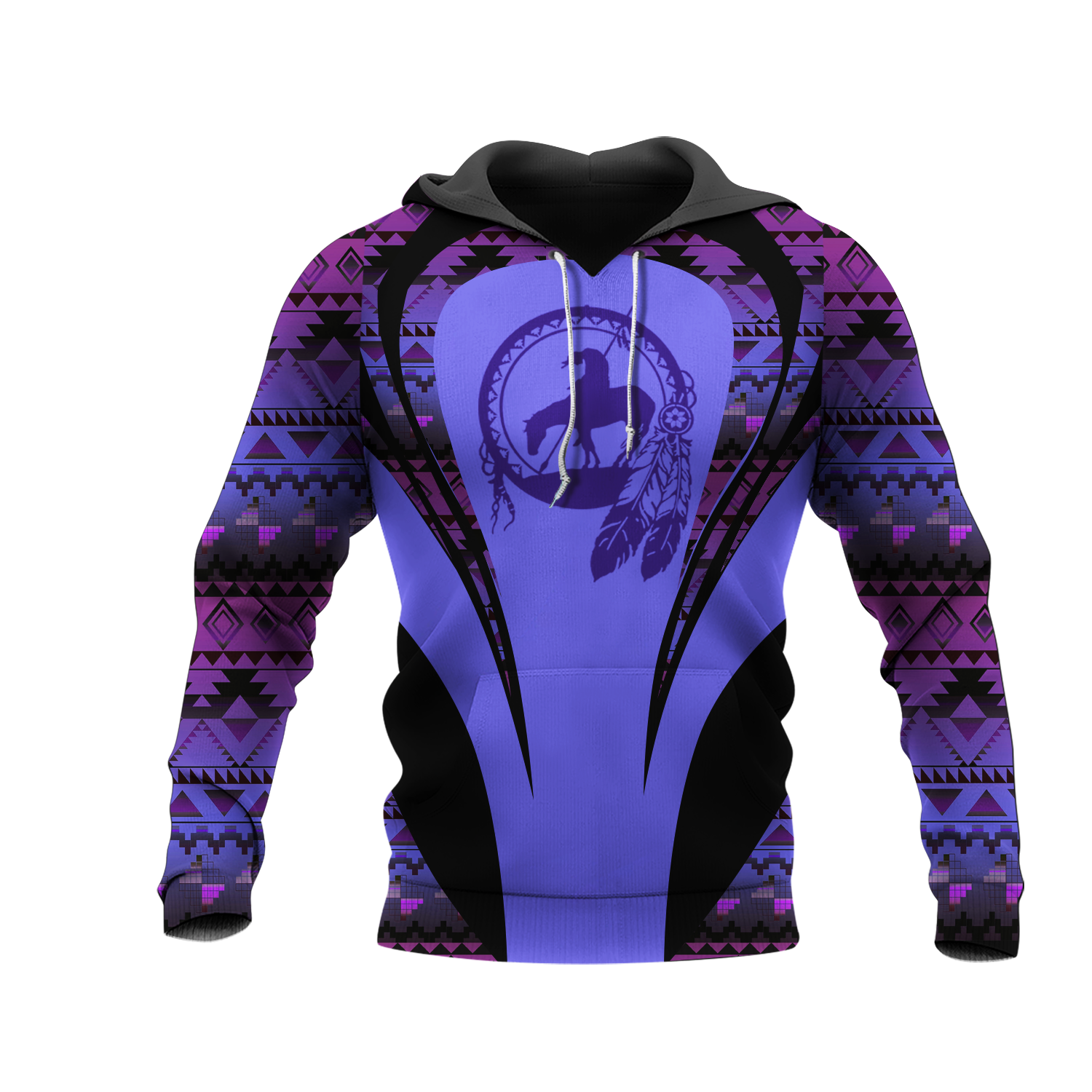 HD000897 Pattern Native Pride 3D Hoodie