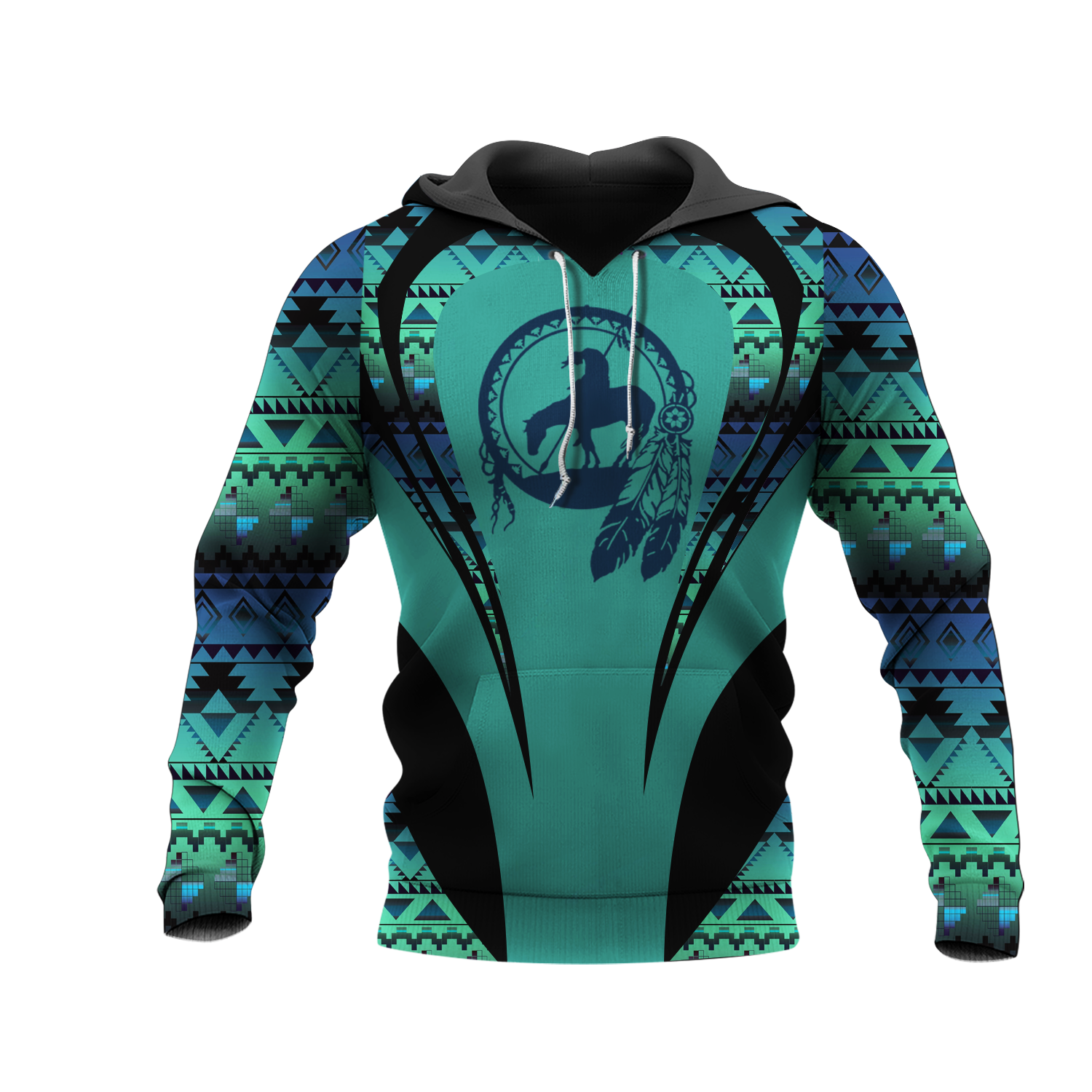 HD000902 Pattern Native Pride 3D Hoodie