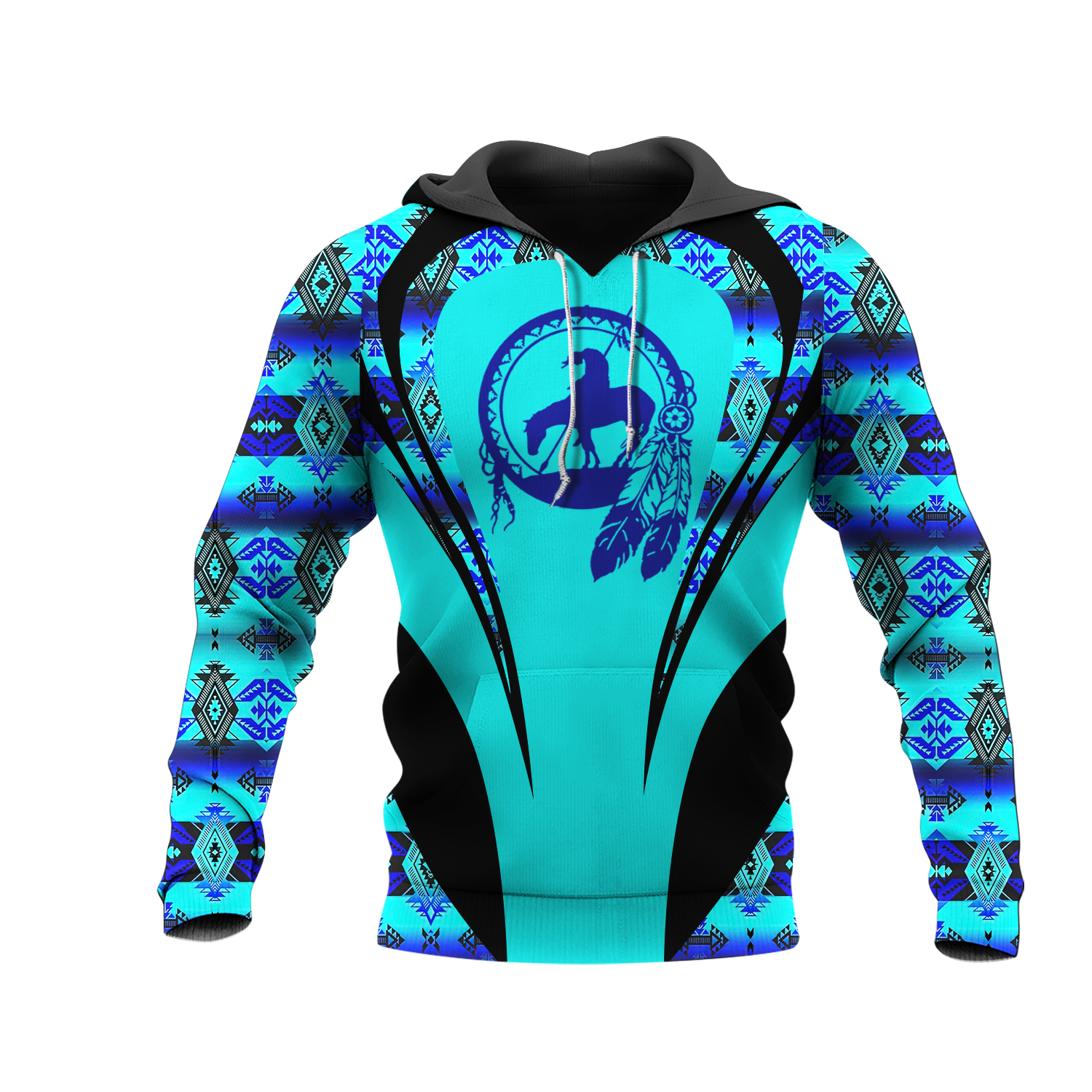 HD000909 Pattern Native Pride 3D Hoodie