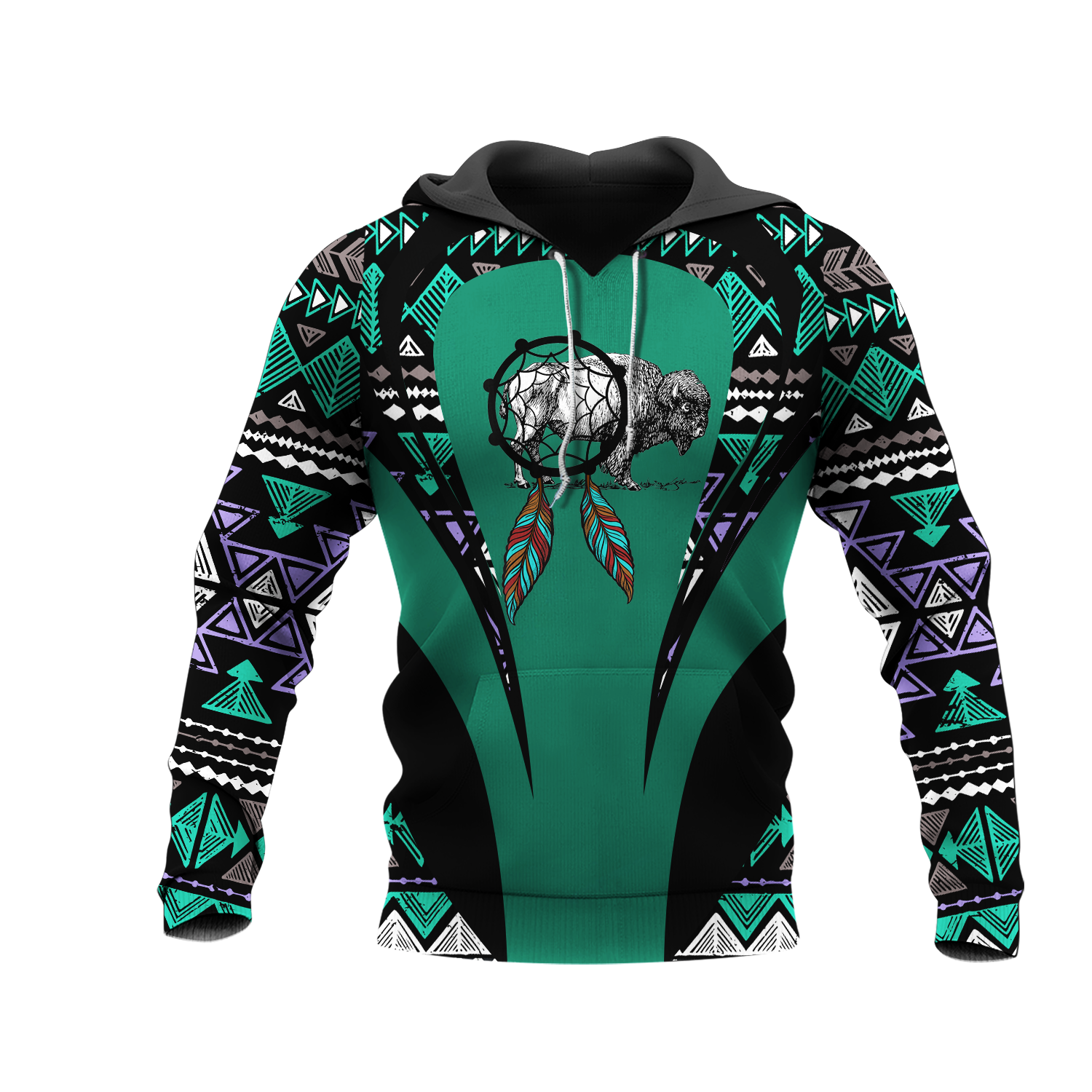 HD000913 Pattern Native Pride 3D Hoodie