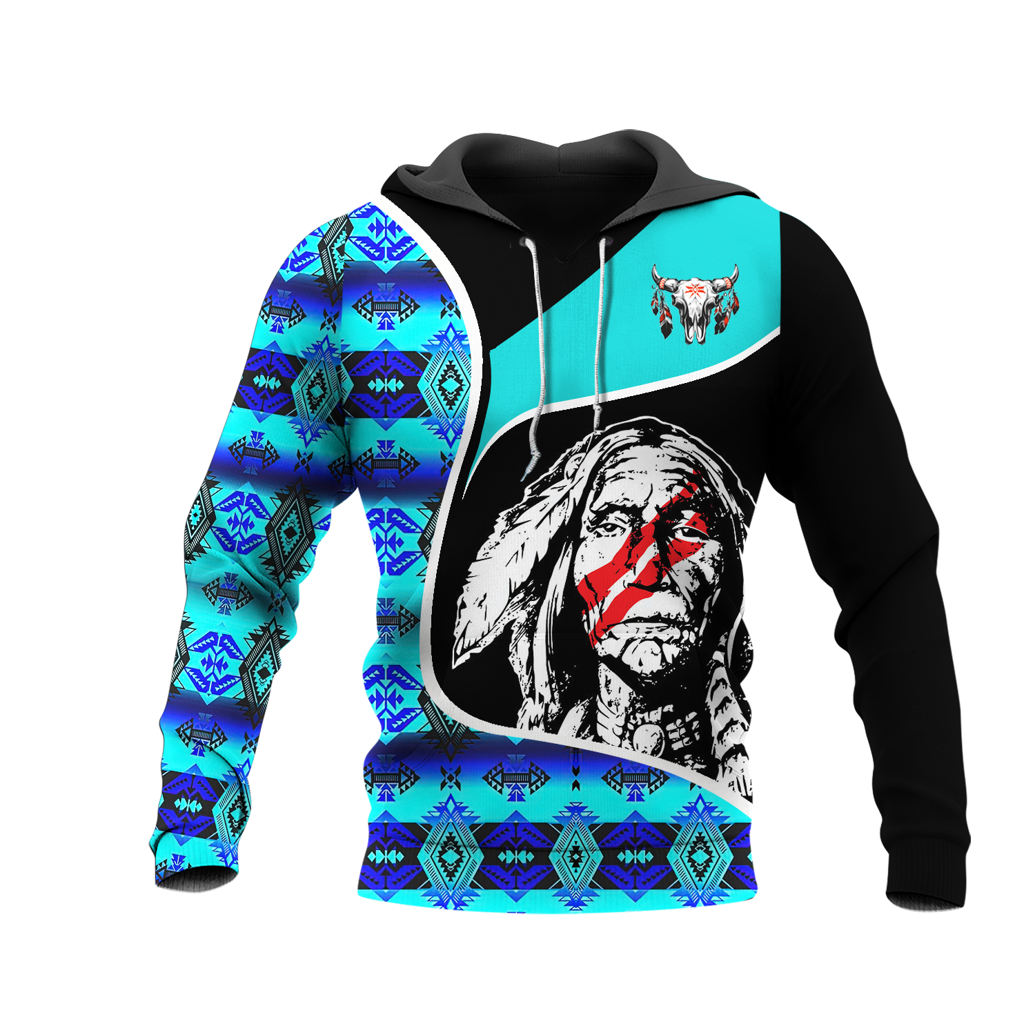 HD000955 Pattern Native Pride 3D Hoodie