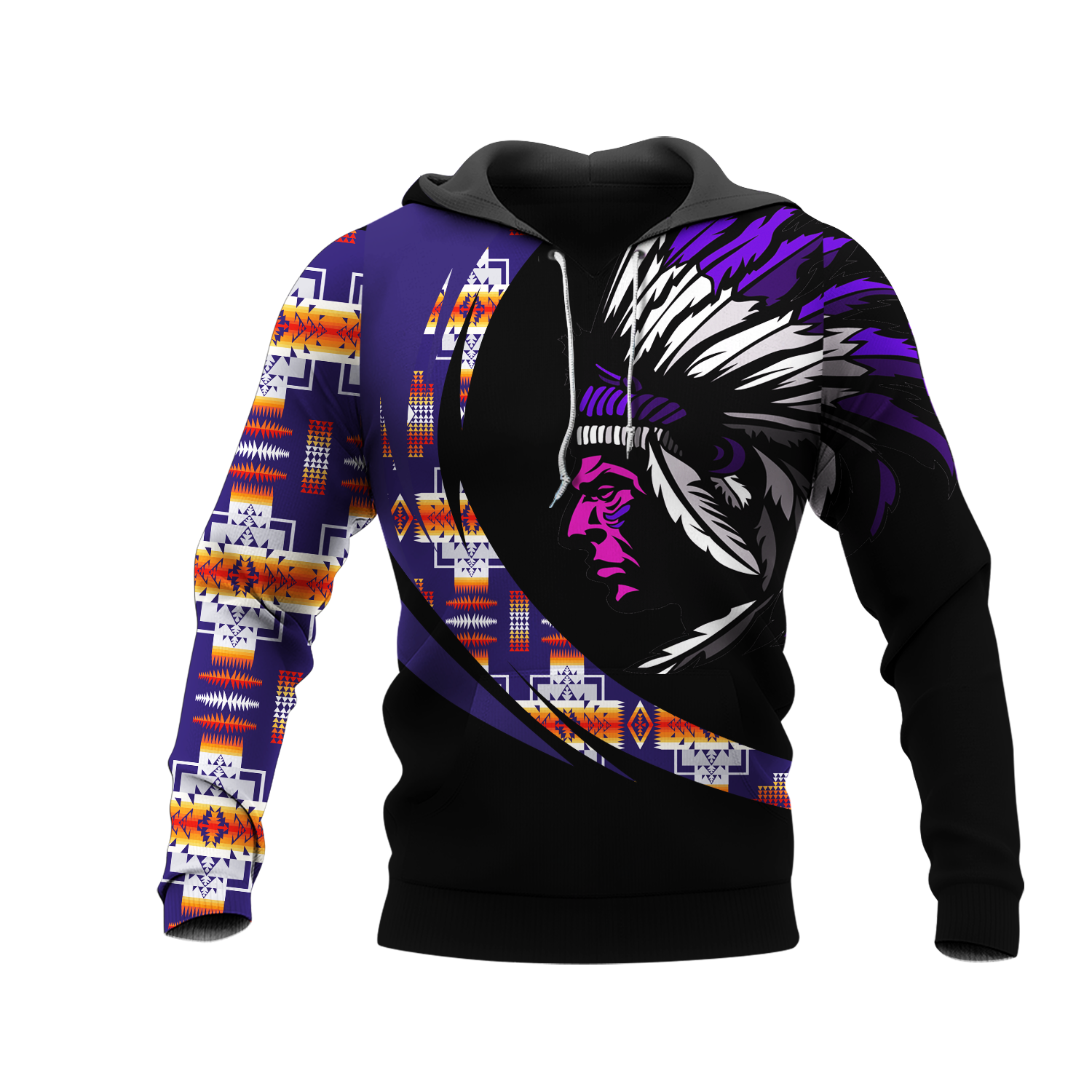 HD000978 Pattern Native Pride 3D Hoodie