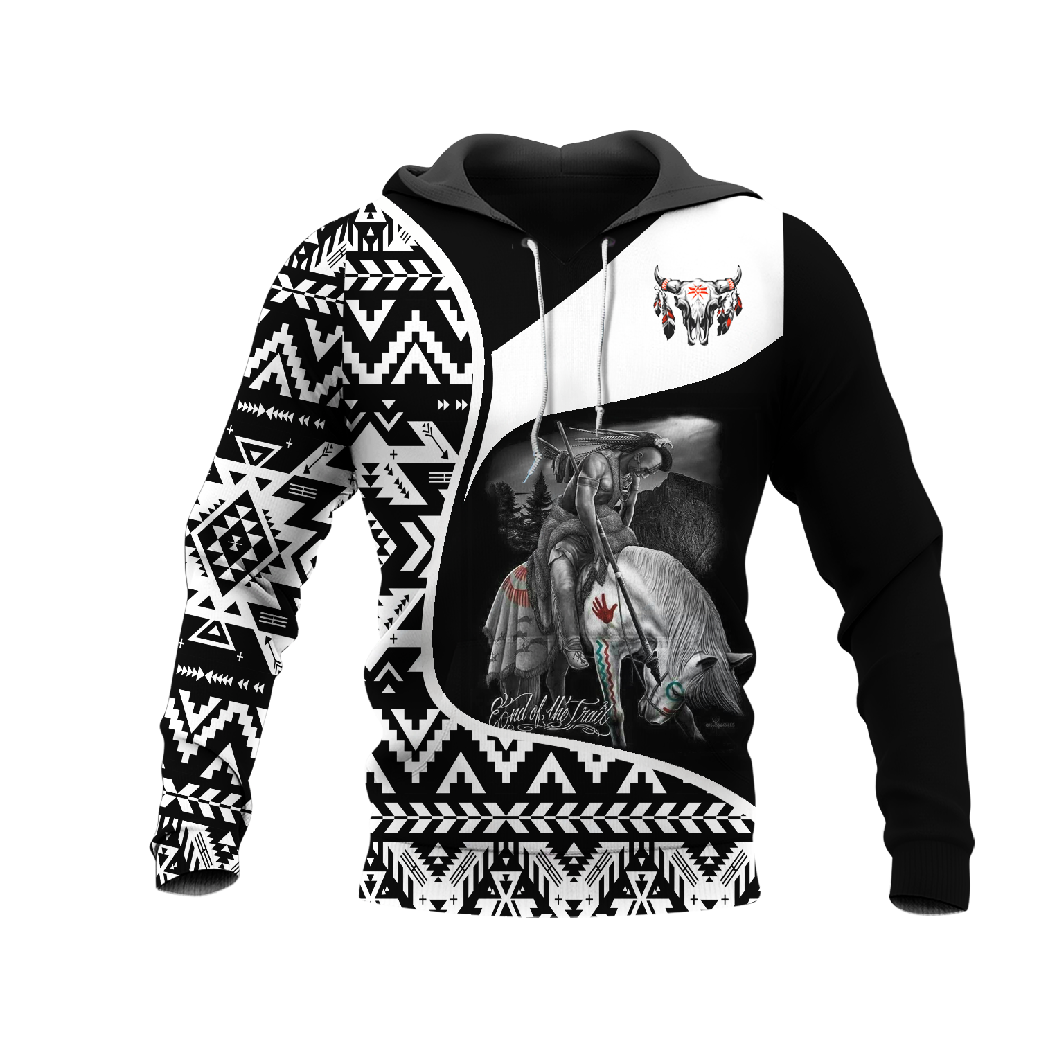 HD000955 Pattern Native Pride 3D Hoodie