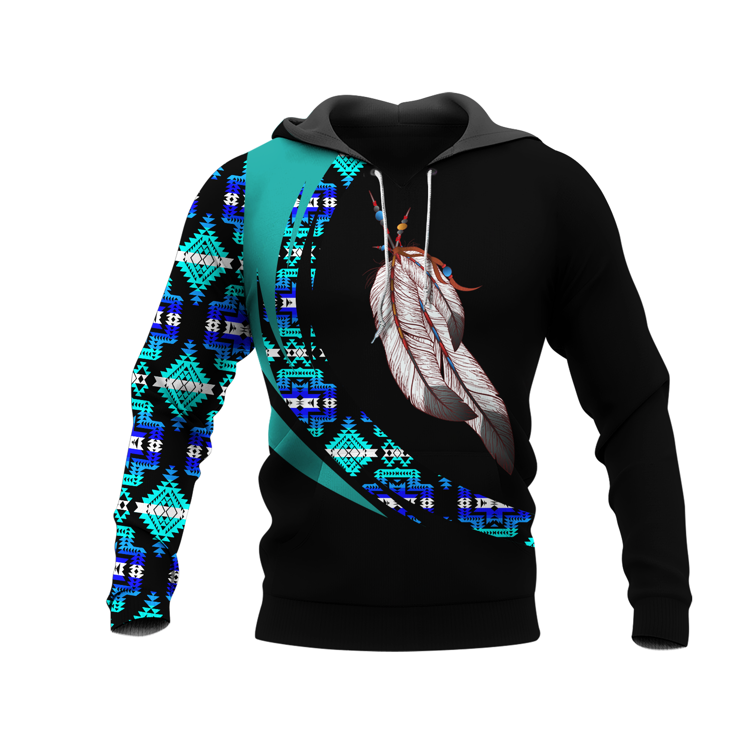 HD000963 Pattern Native Pride 3D Hoodie
