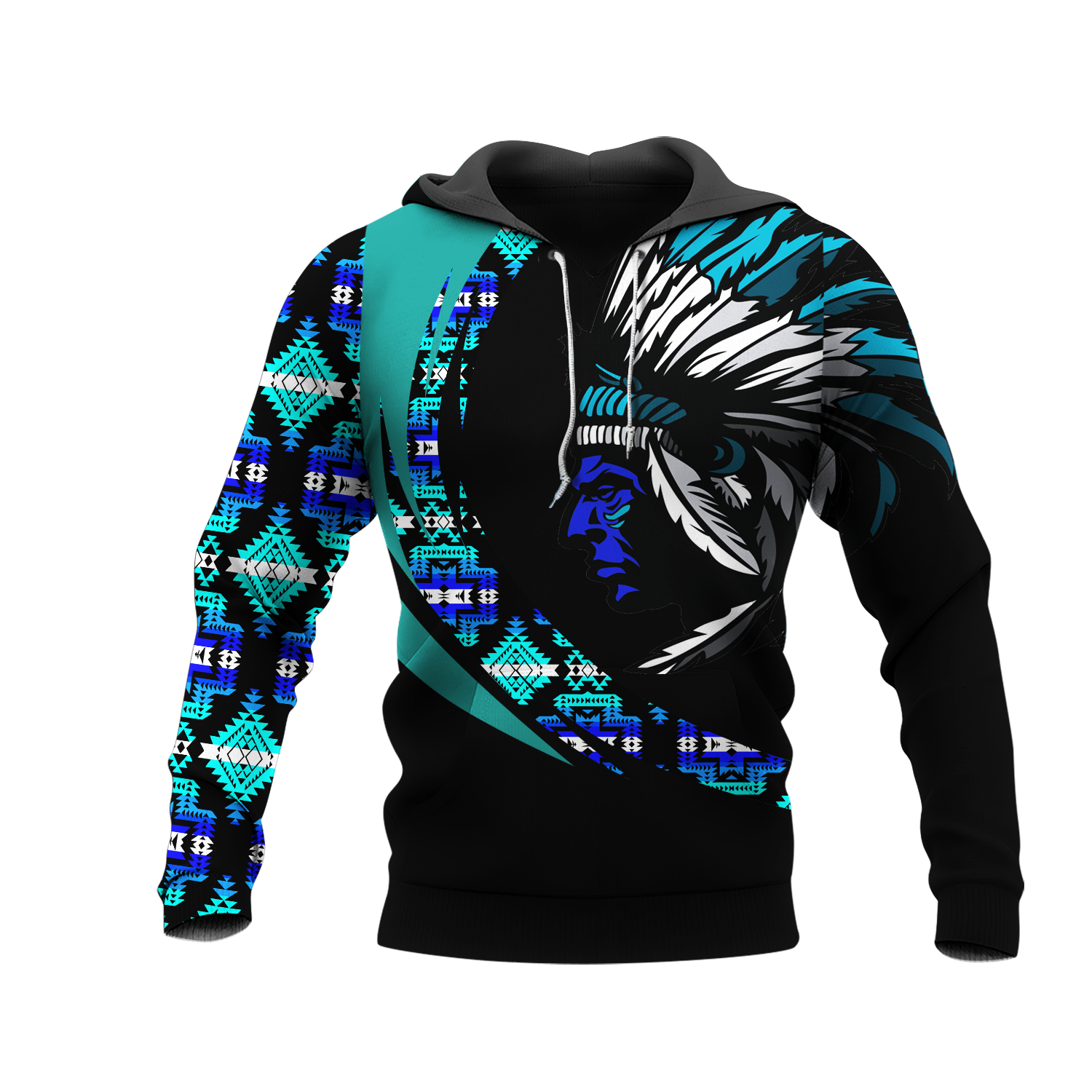 HD000964 Pattern Native Pride 3D Hoodie