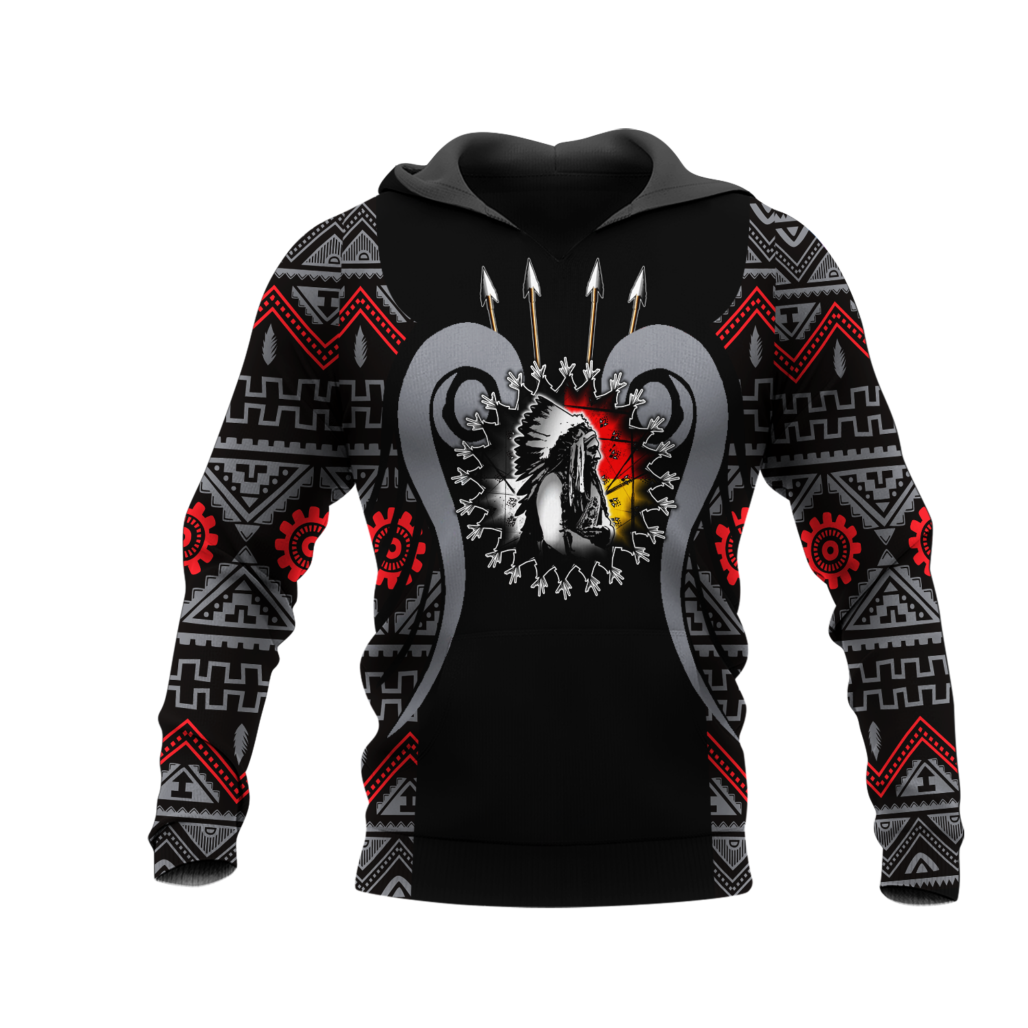 HD0012091 Pattern Native Pride 3D Hoodie