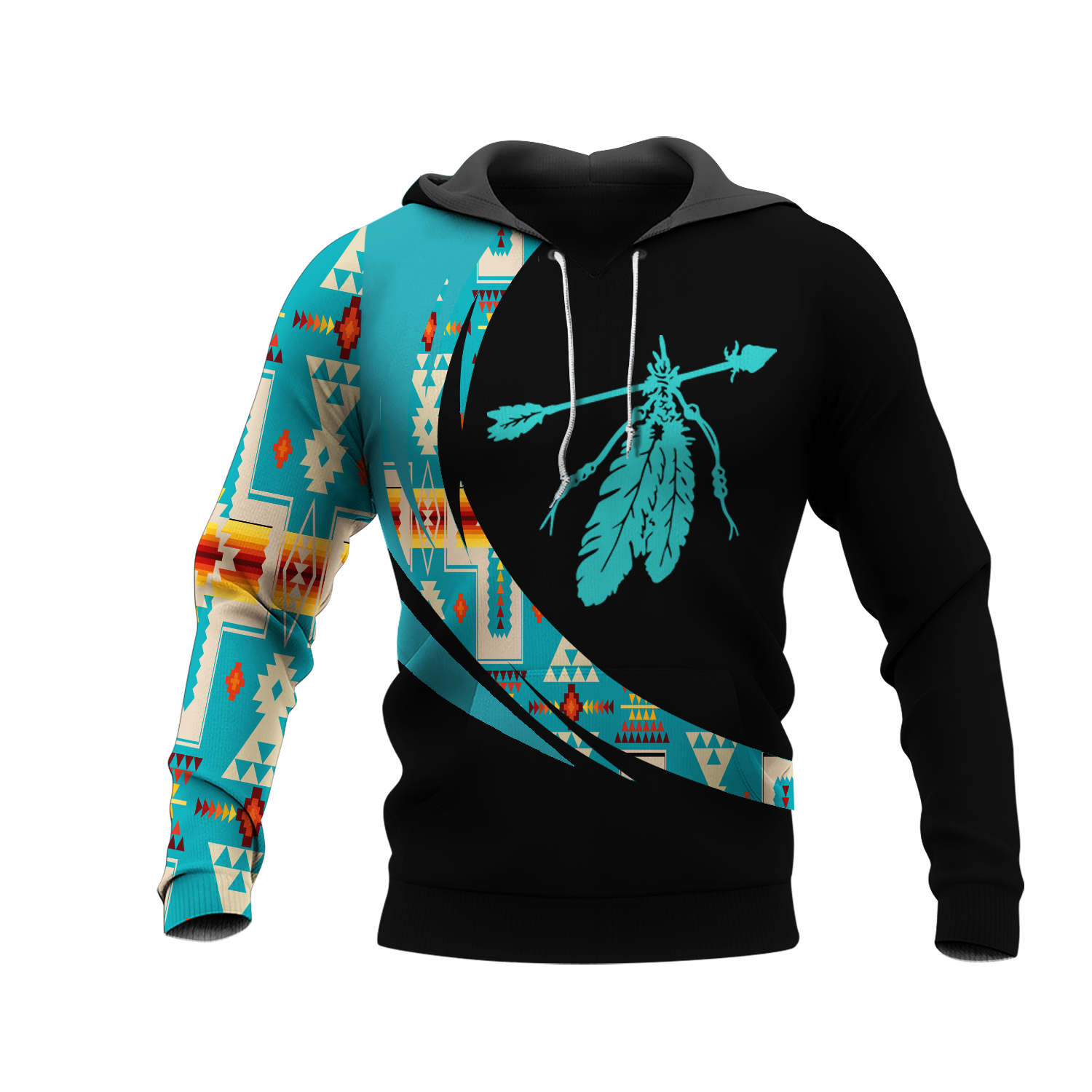 HD001047 Pattern Native Pride 3D Hoodie
