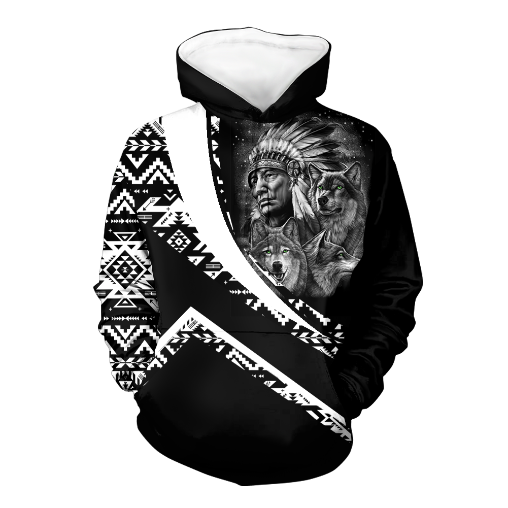 HD001019 Pattern Native Pride 3D Hoodie