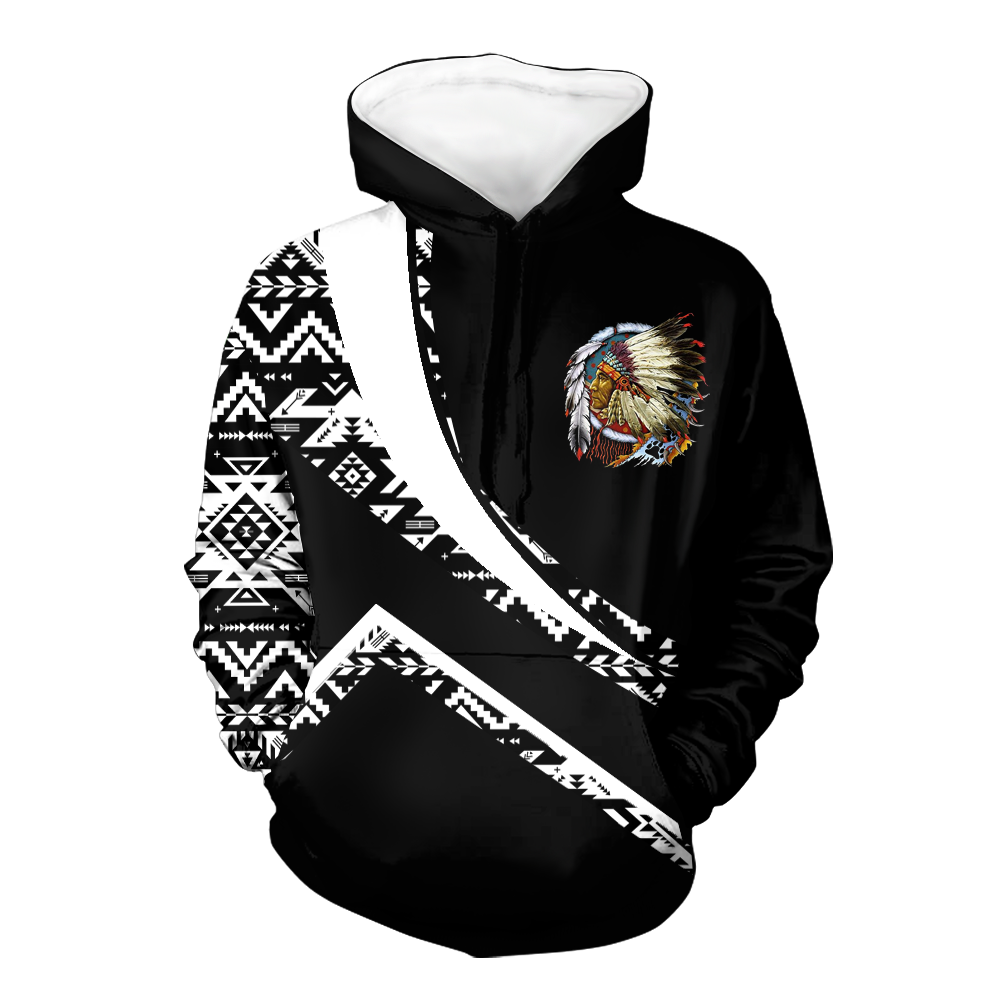 HD001020 Pattern Native Pride 3D Hoodie
