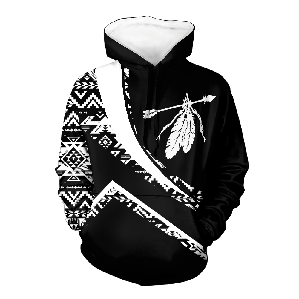HD001021 Pattern Native Pride 3D Hoodie