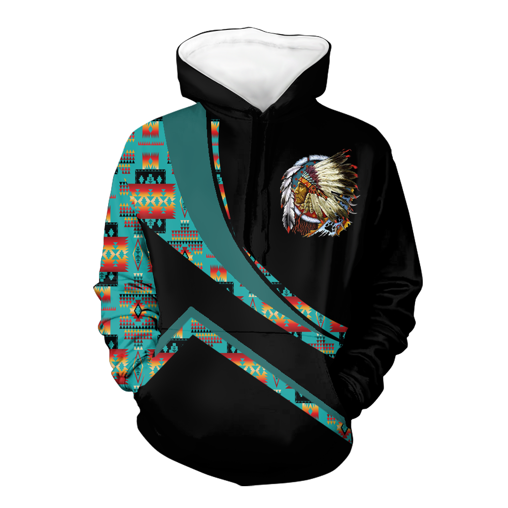 HD001024 Pattern Native Pride 3D Hoodie