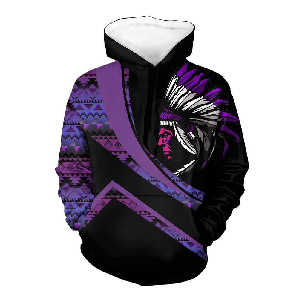 HD001027 Pattern Native Pride 3D Hoodie