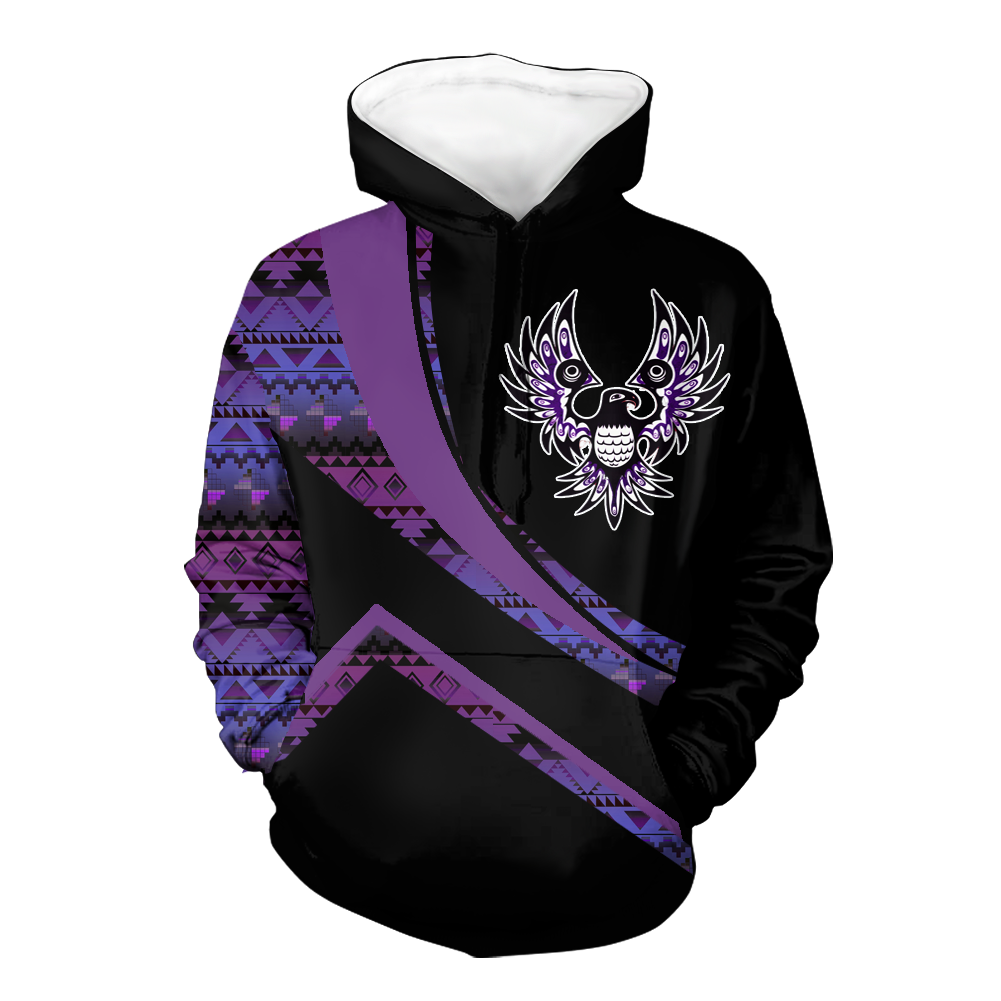 HD001030 Pattern Native Pride 3D Hoodie