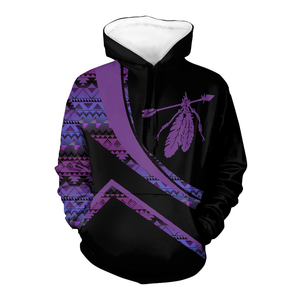 HD001031 Pattern Native Pride 3D Hoodie