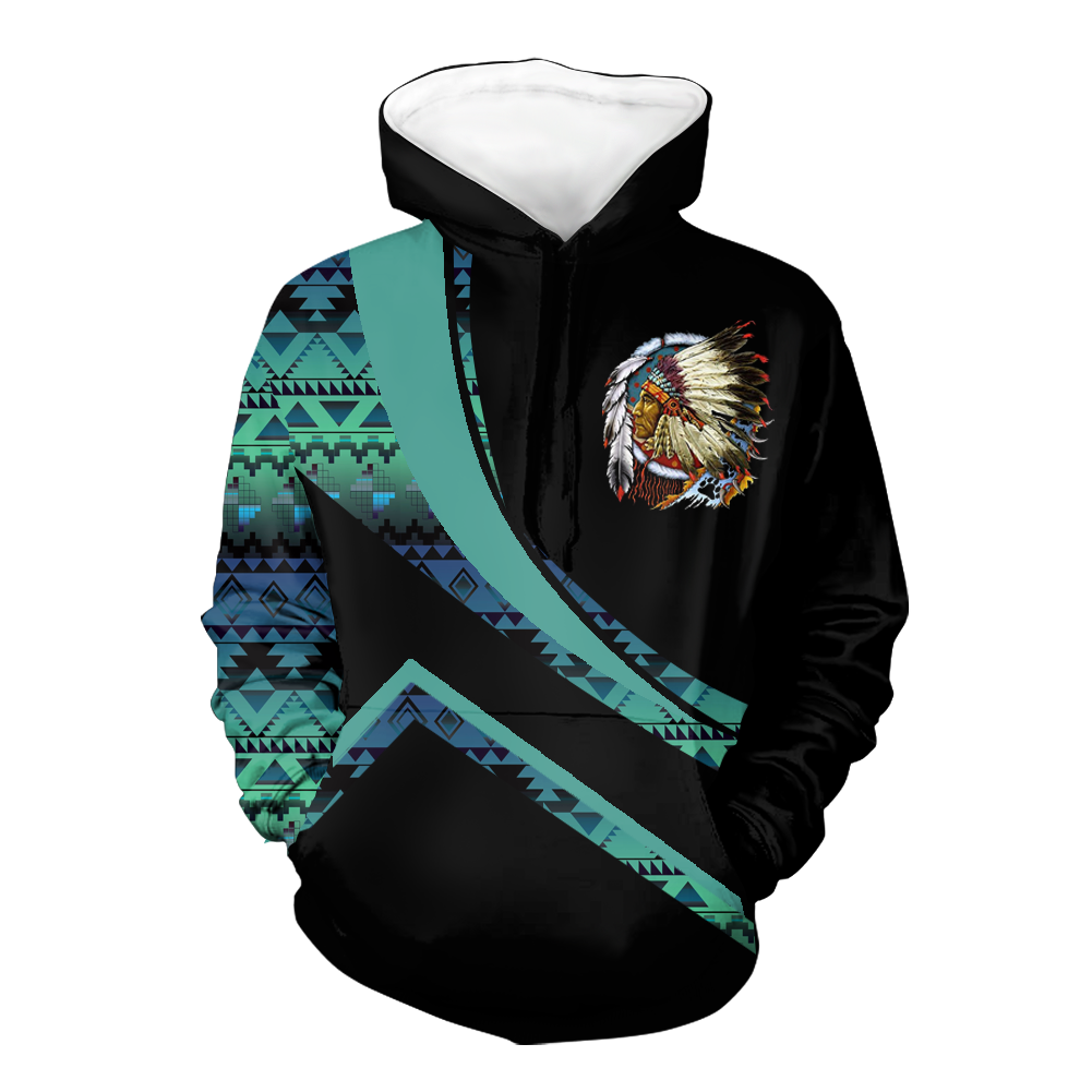 HD001032 Pattern Native Pride 3D Hoodie