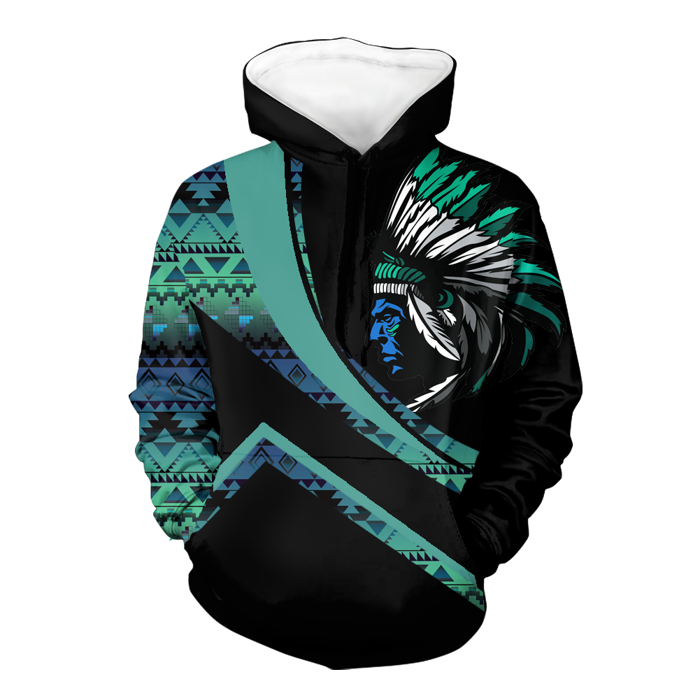 HD001036 Pattern Native Pride 3D Hoodie