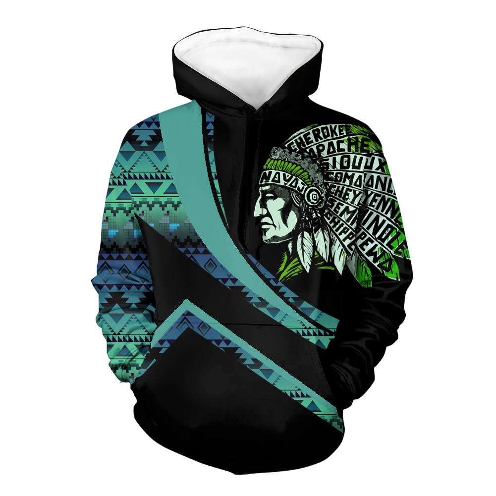 HD001034 Pattern Native Pride 3D Hoodie