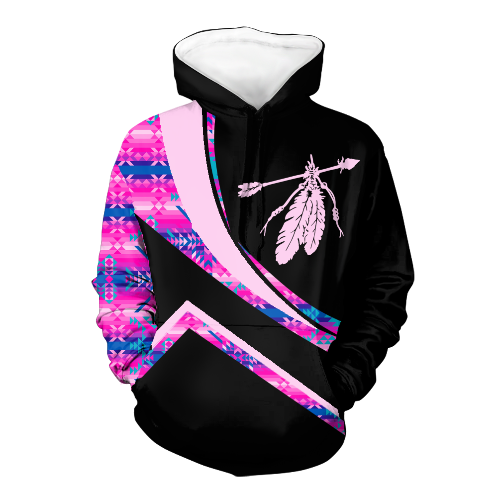 HD001041 Pattern Native Pride 3D Hoodie