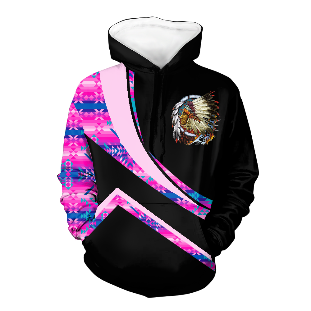 HD001043 Pattern Native Pride 3D Hoodie