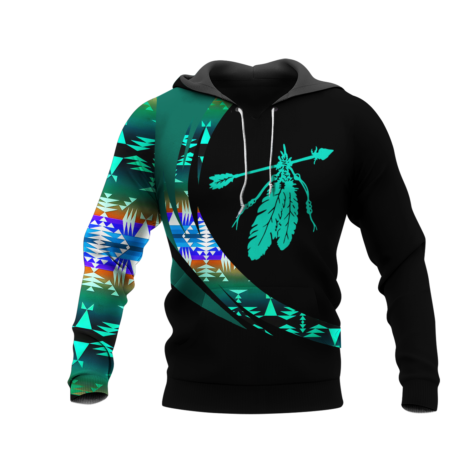 HD001062 Pattern Native Pride 3D Hoodie